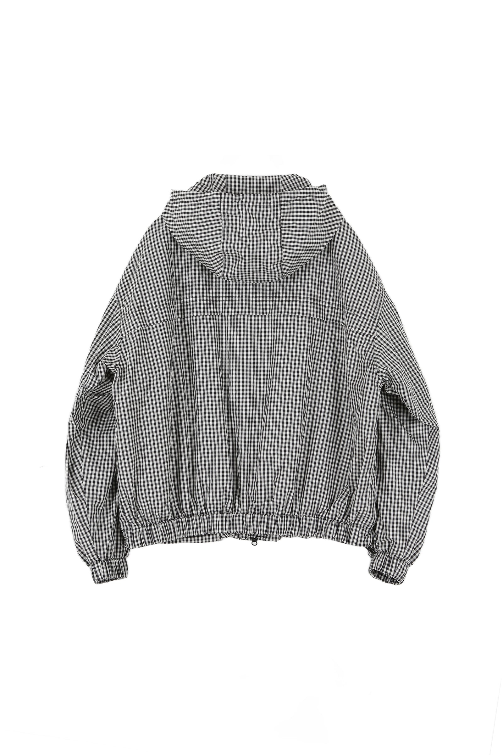PATTERN DUO BOMBER JACKET_BLACK CHECK