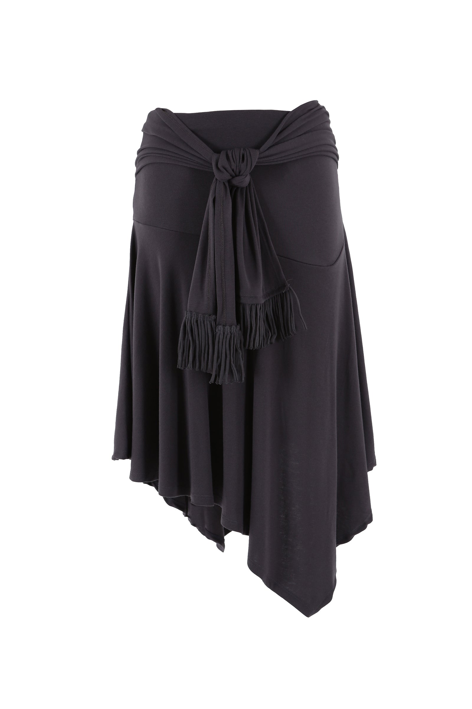 UNBALANCE HOOL SKIRT_NAVY