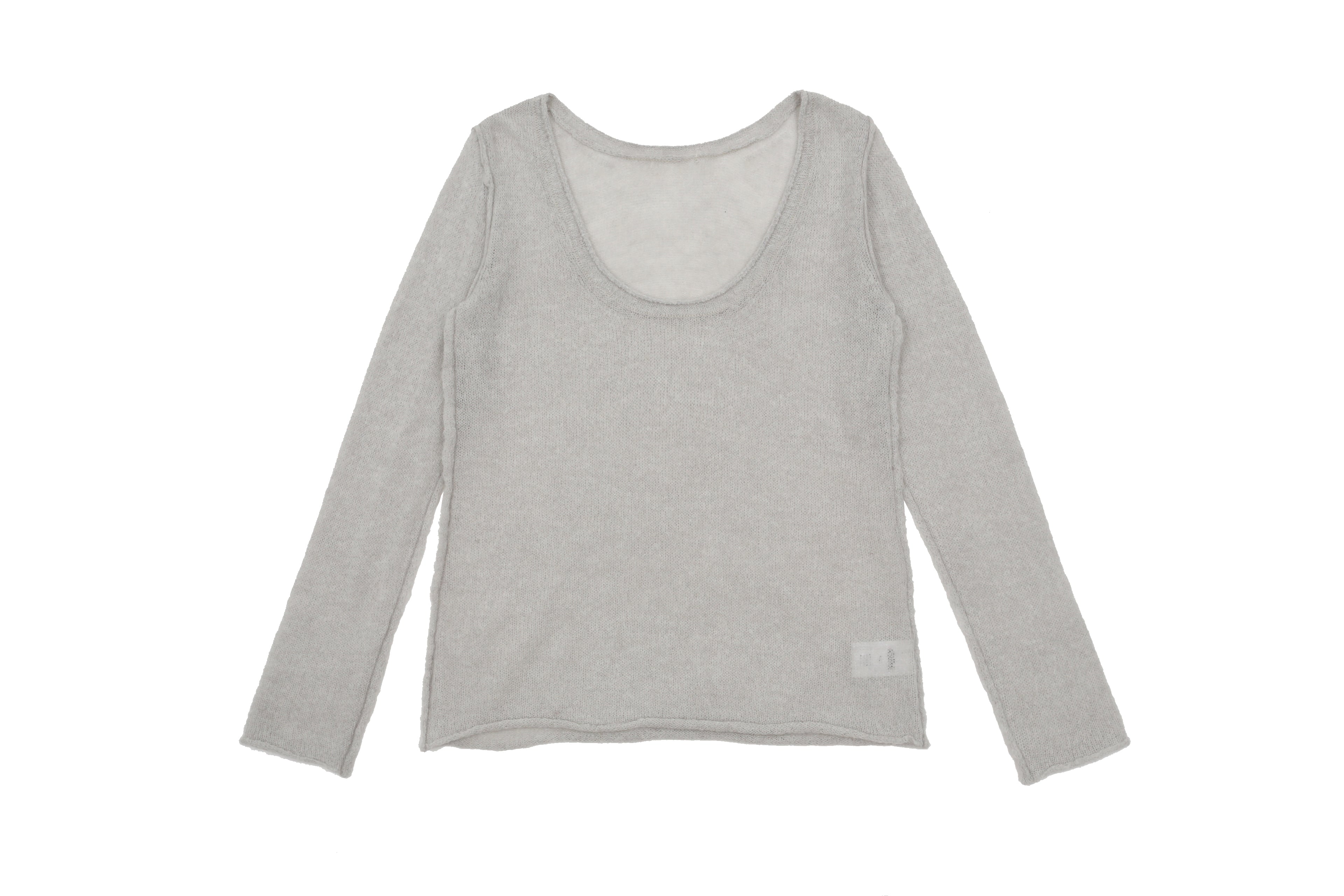 2-WAY ALPACA KNIT_LIGHT GREY