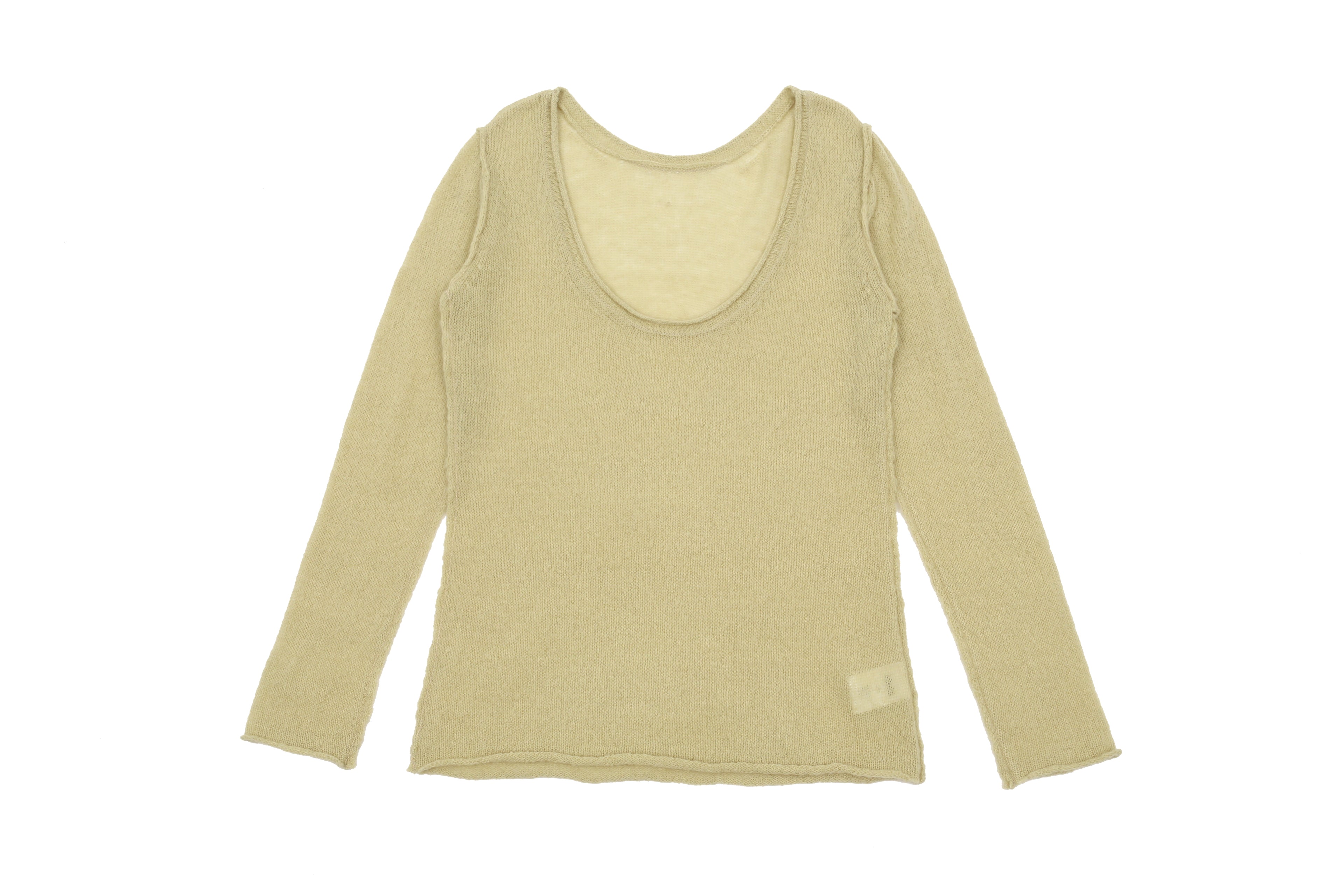 2-WAY ALPACA KNIT_JAUNE VERT