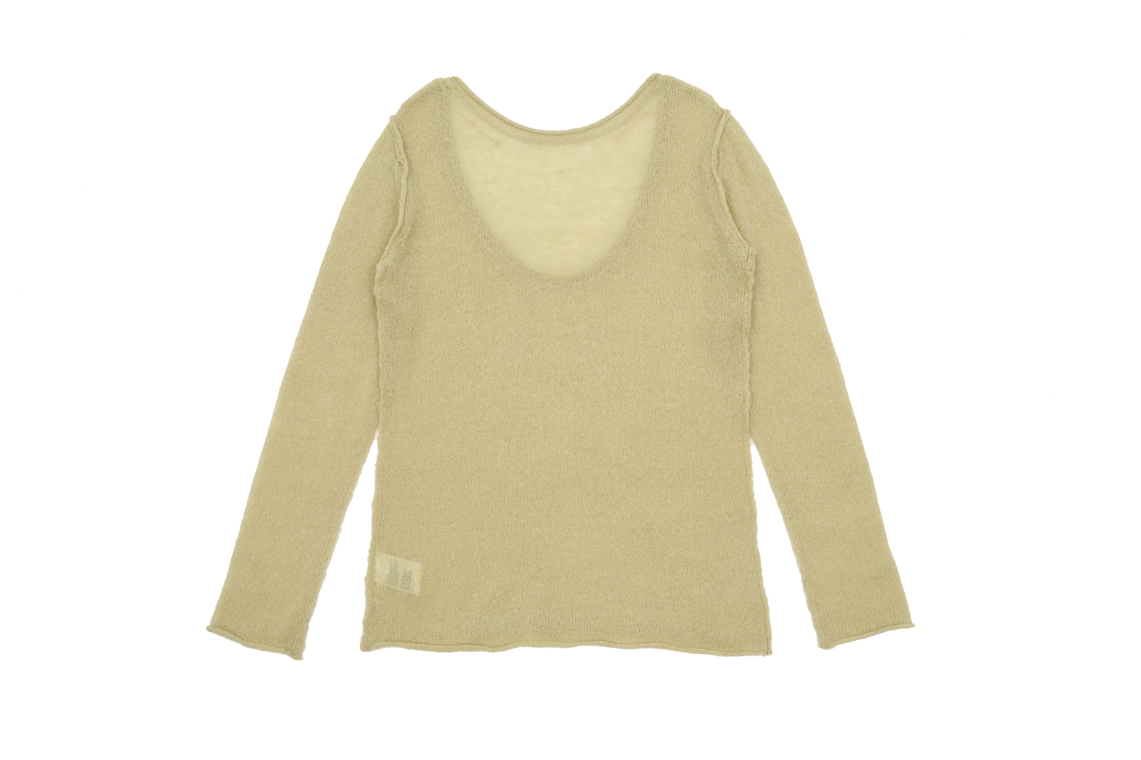 2-WAY ALPACA KNIT_JAUNE VERT