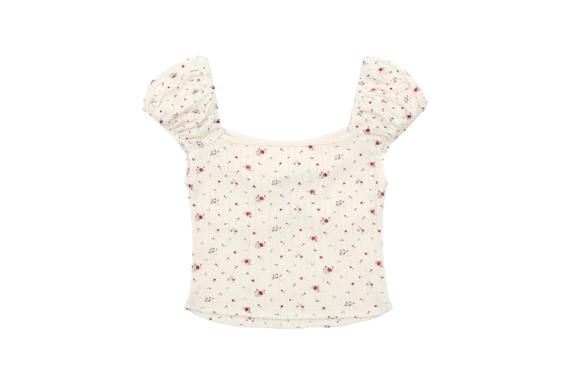 ASURA, CROP TOP RUBAN DE SATIN_IMPRIMÉ FLEURI