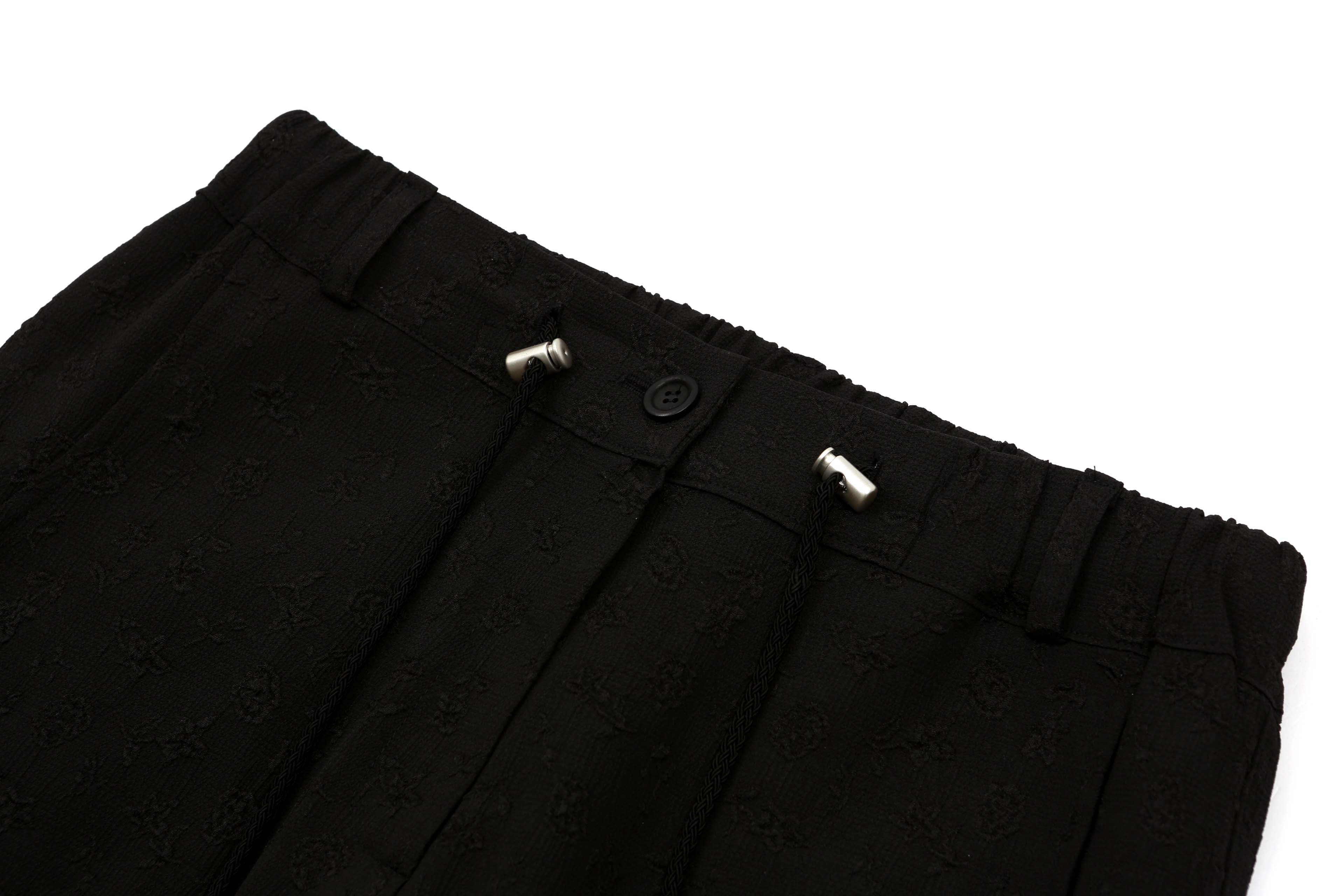 ASURA, PANTALON LARGE EN JACQUARD_NOIR