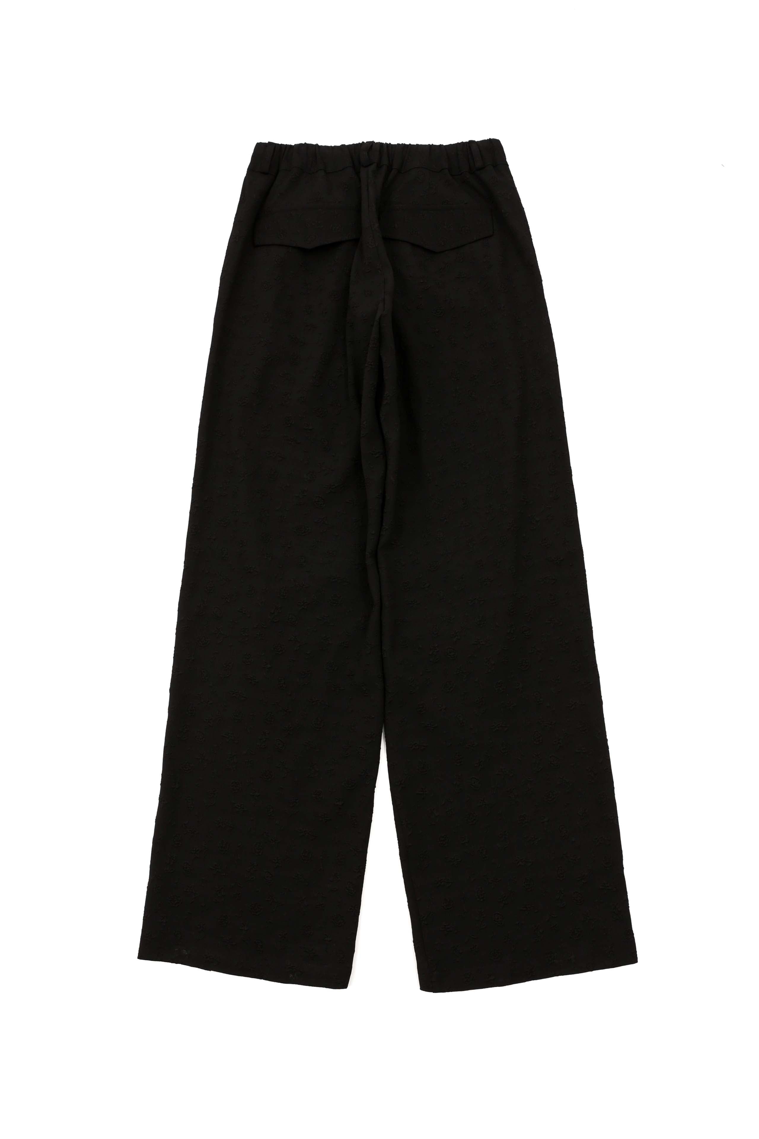 ASURA, PANTALON LARGE EN JACQUARD_NOIR