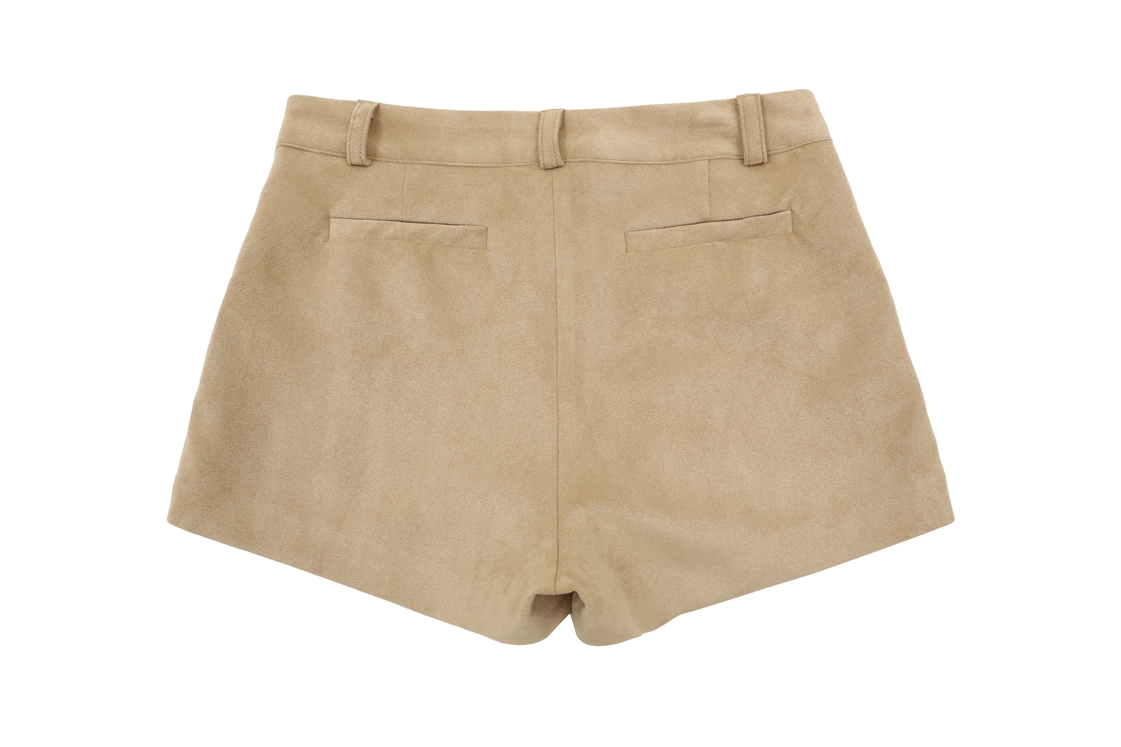 STITCH SUEDE MICRO PANTS_BEIGE