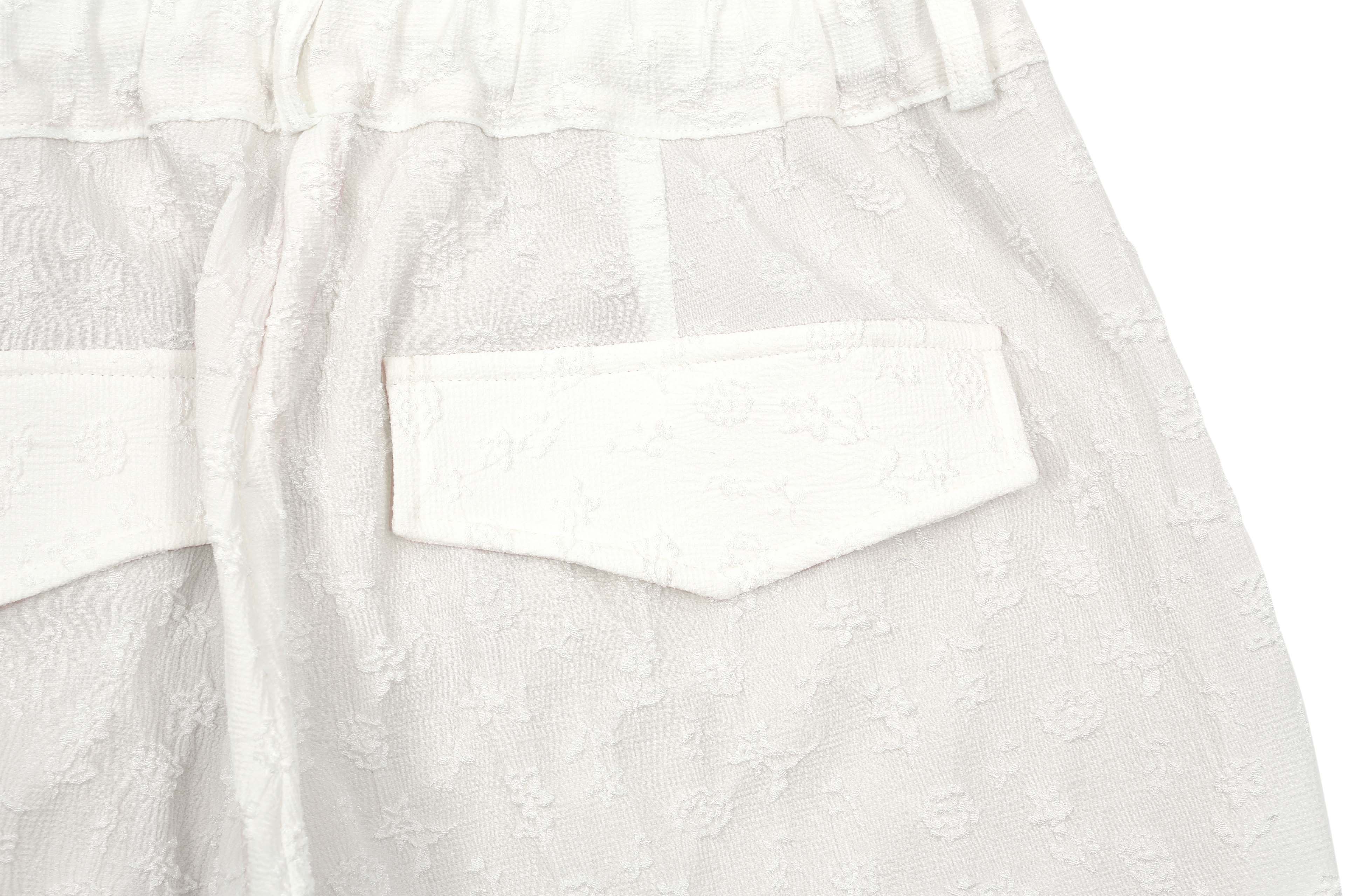 JACQUARD WIDE PANTS_BLANC