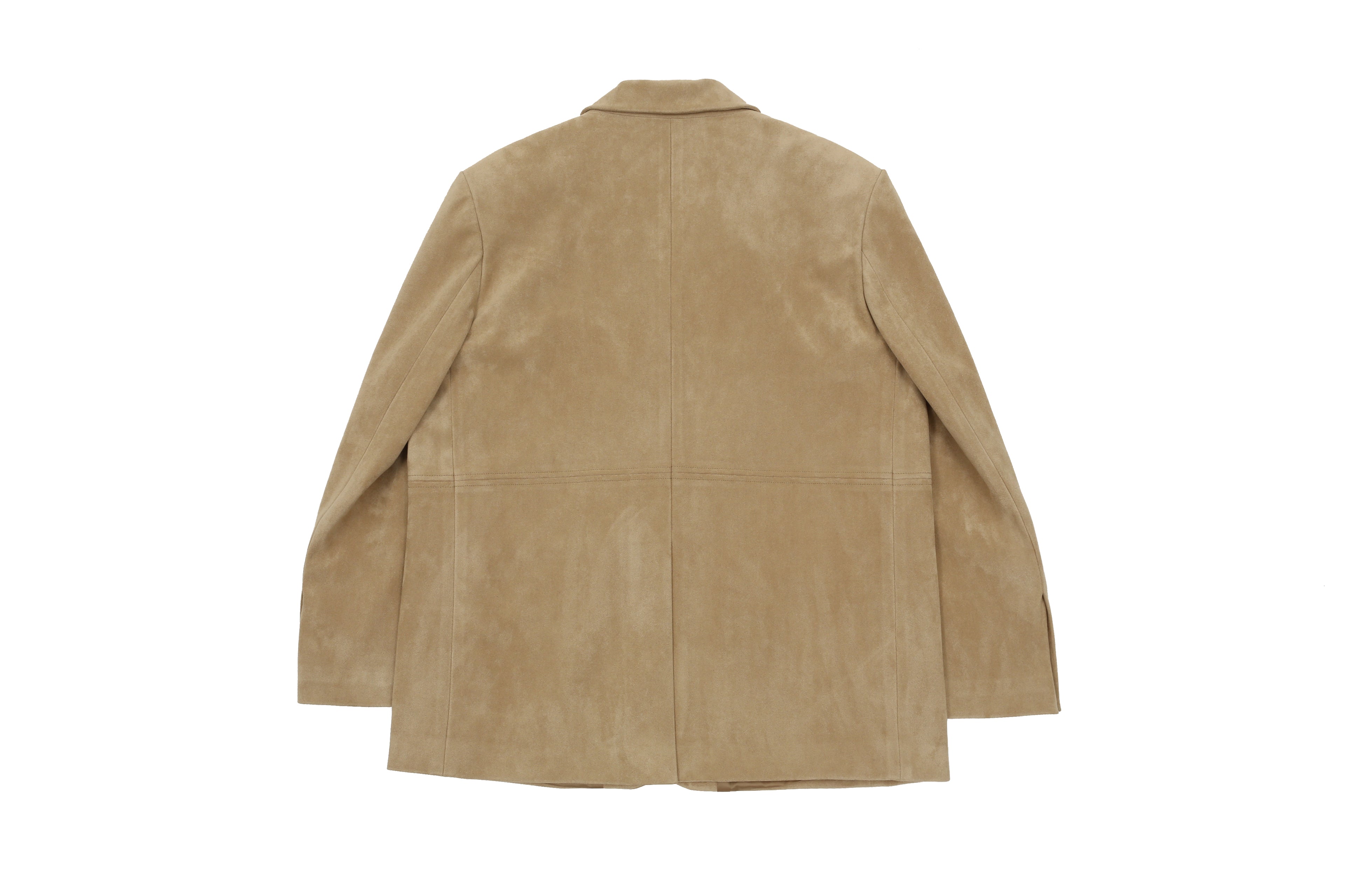 STITCH SUEDE JACKET_BEIGE