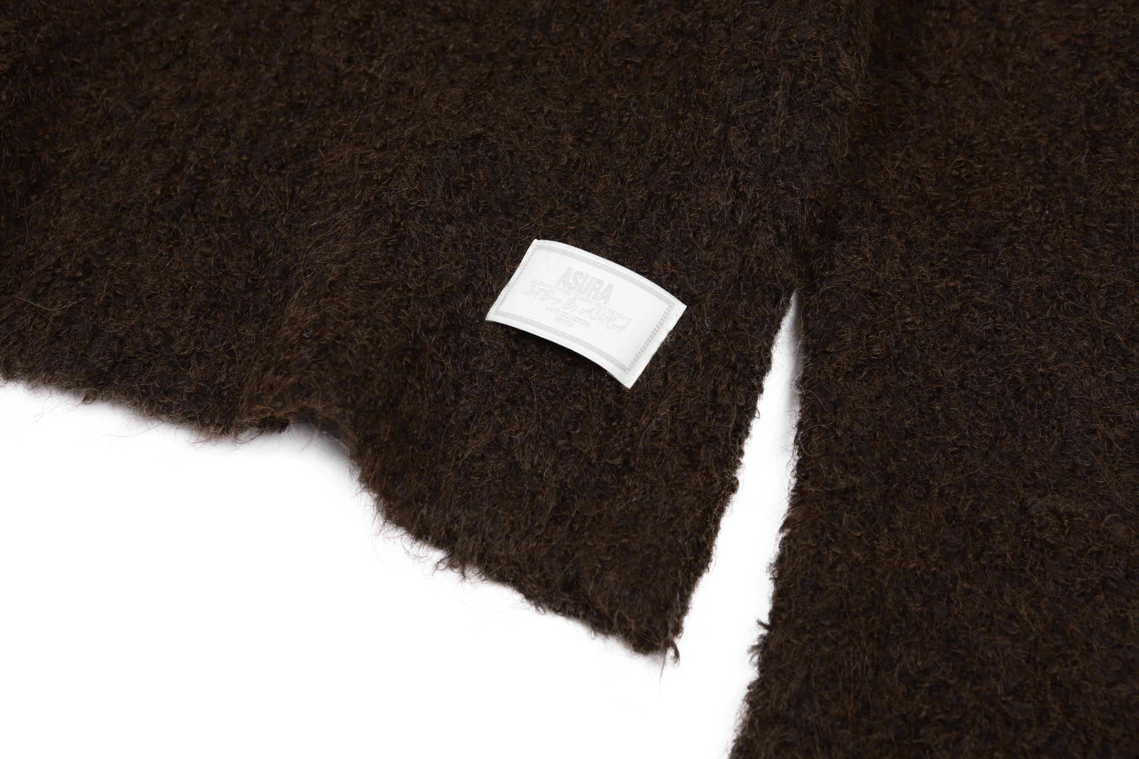 COZY WOOL OFF SHOULDER KNIT_BROWN