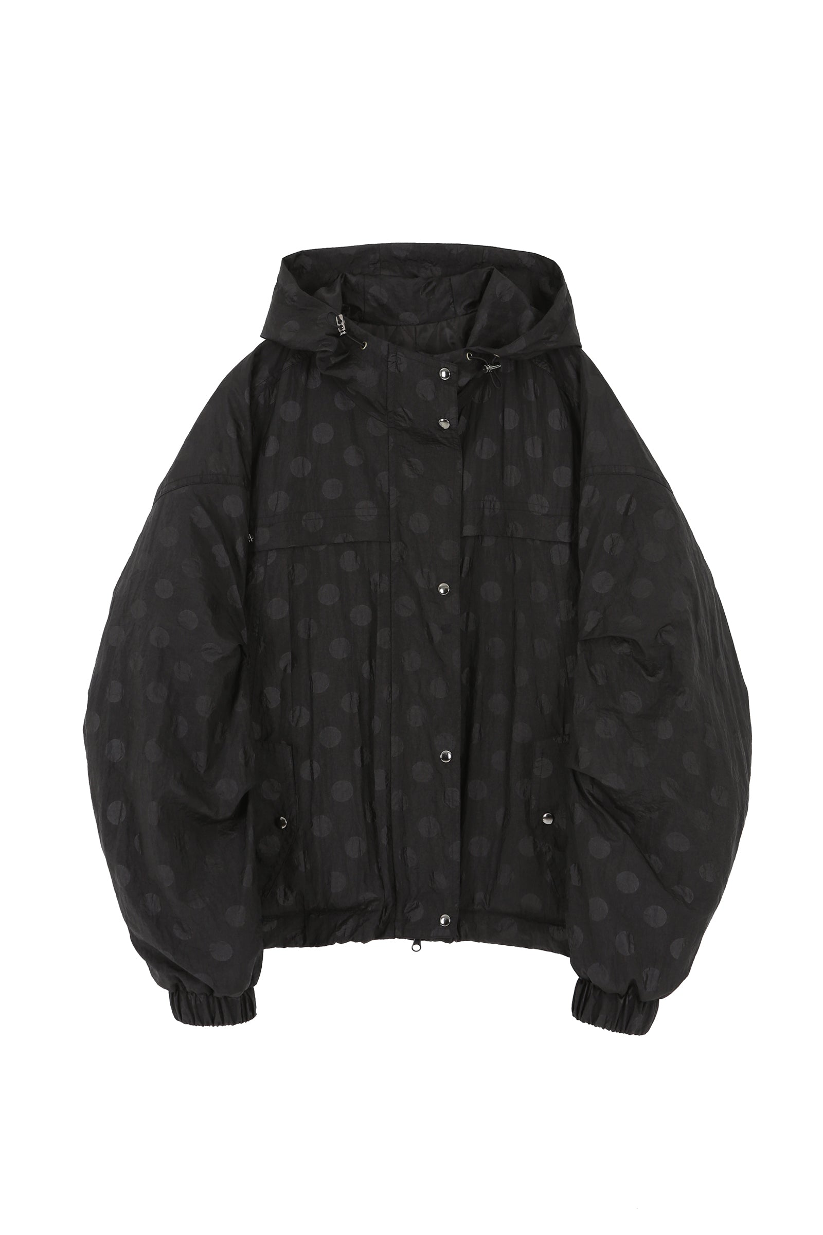 PATTERN DUO BOMBER JACKET_BLACK DOT