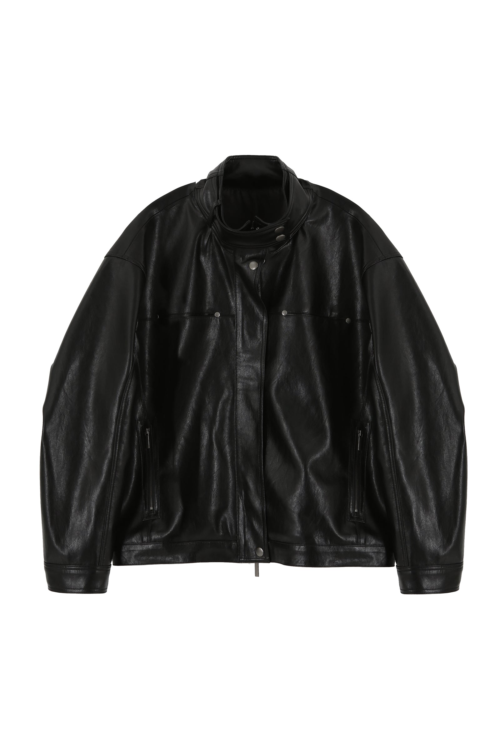 DUAL CONTRAST JACKET_BLACK