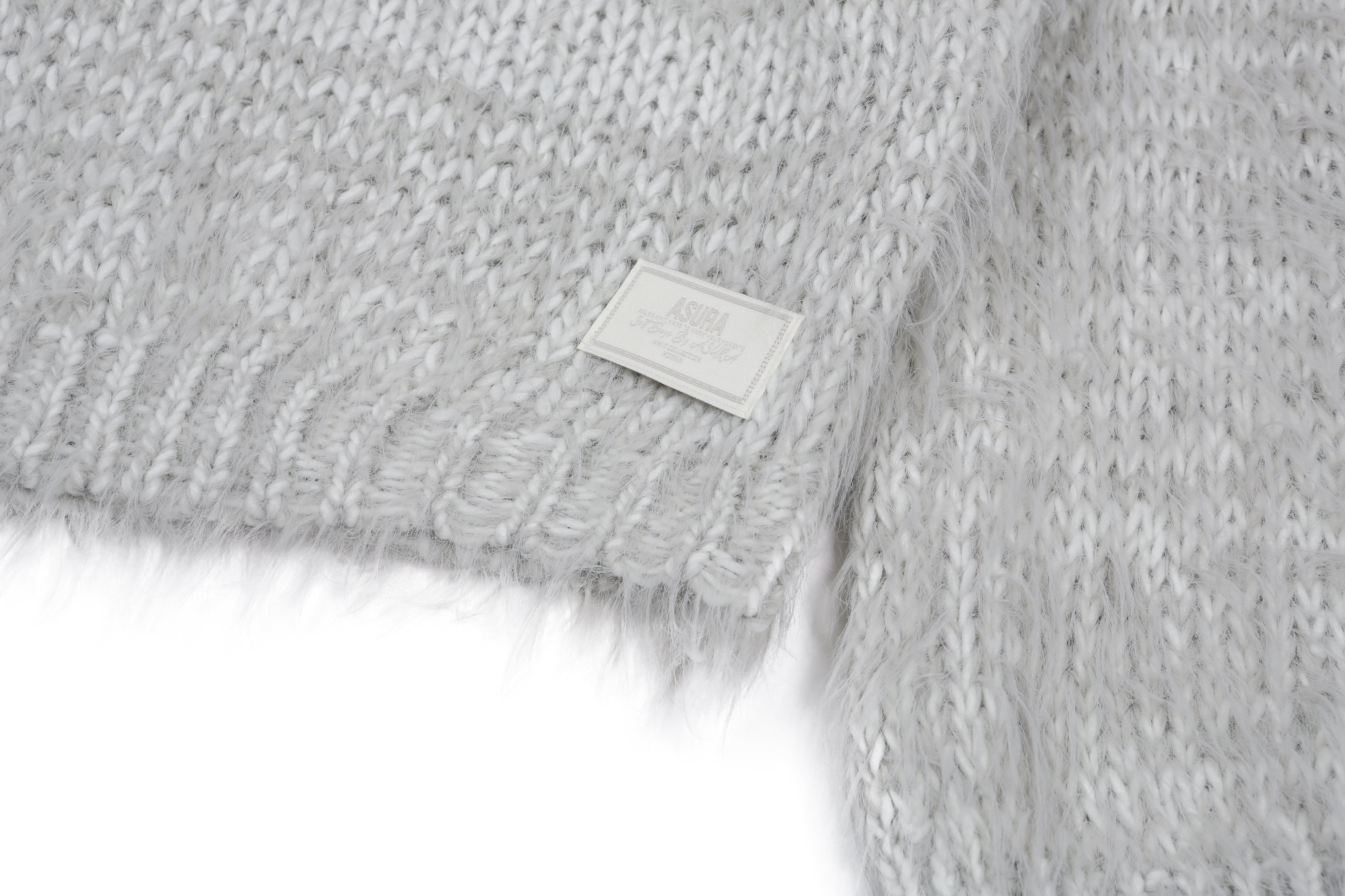 FUZZ V KNIT_GRIS CHINÉ