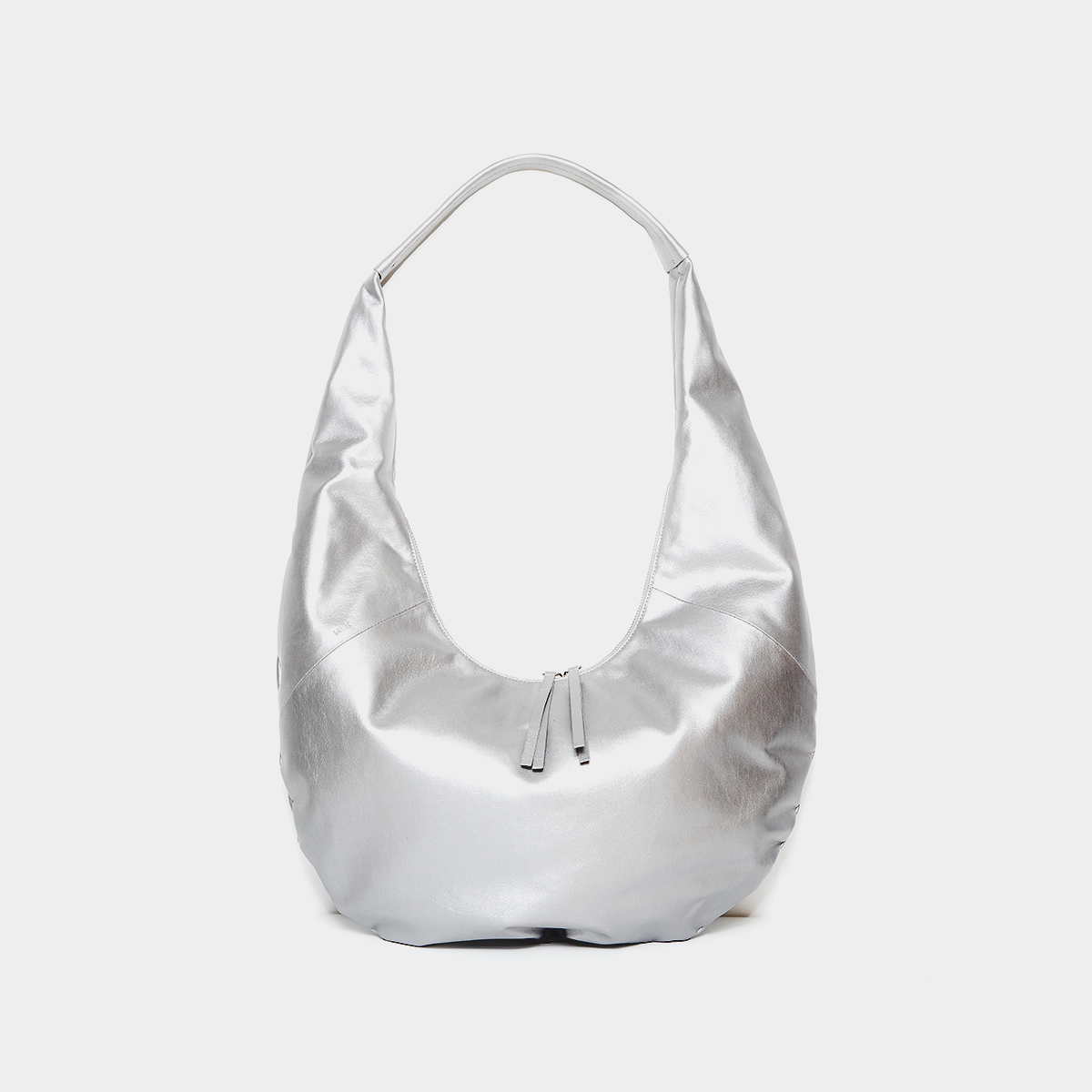 MANDU HOBO BAG_SILVER