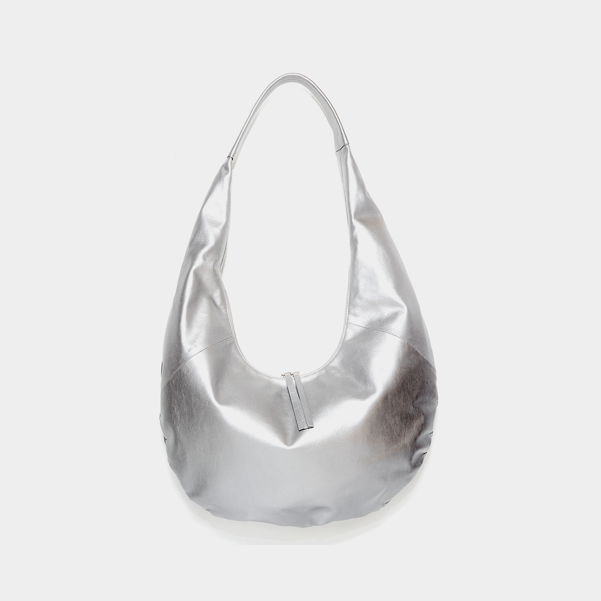 MANDU HOBO BAG_SILVER