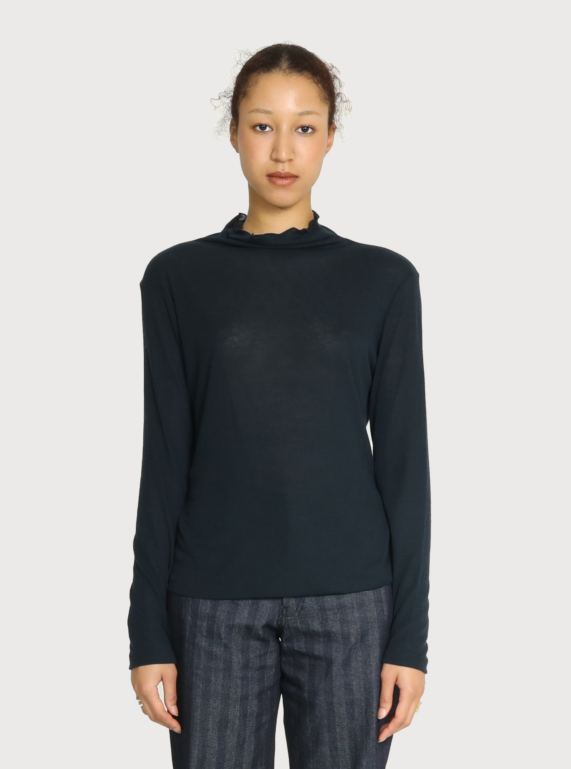 MERINO LAYERING TOP_NAVY