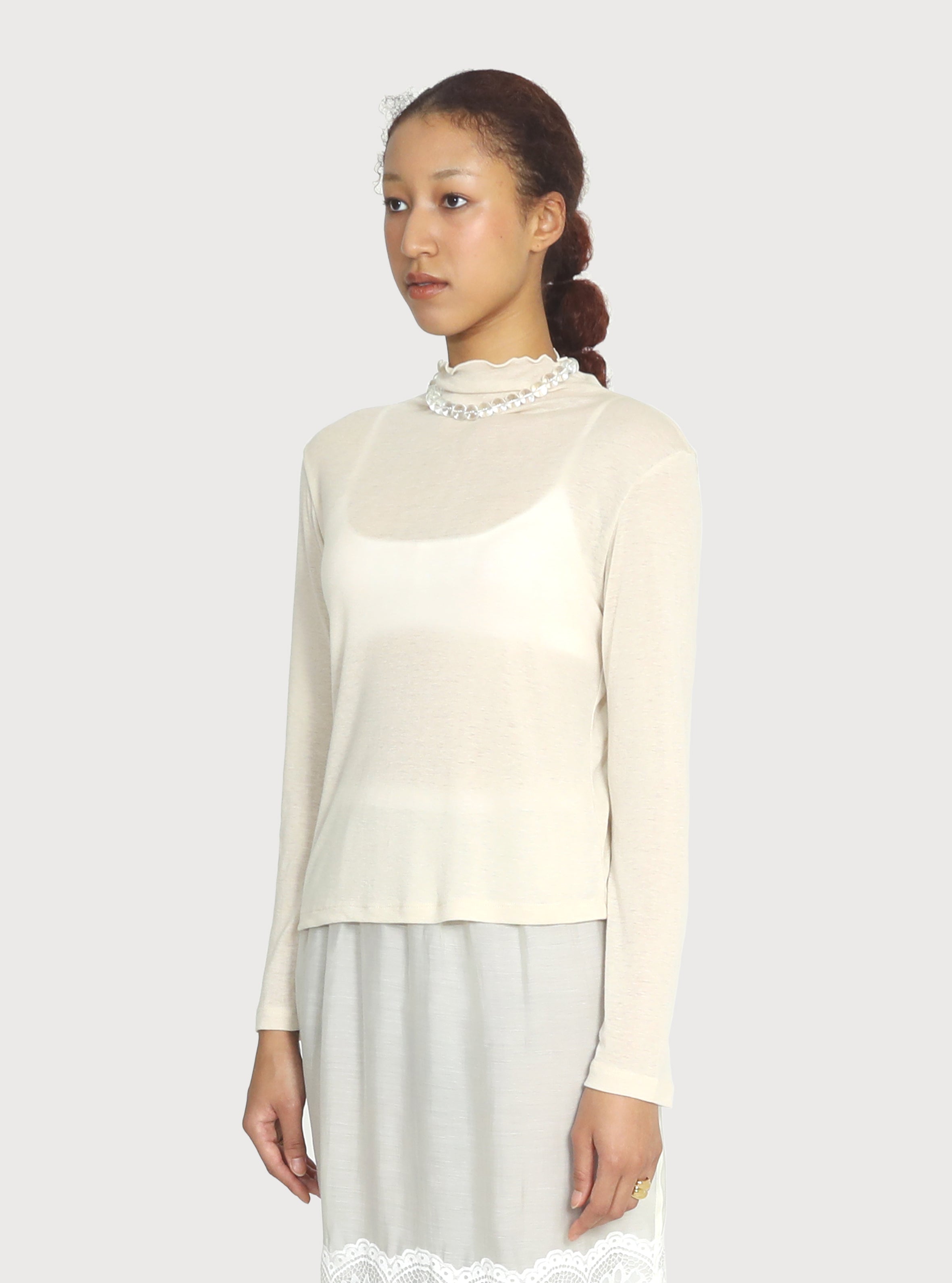 MERINO LAYERING TOP_CREAM