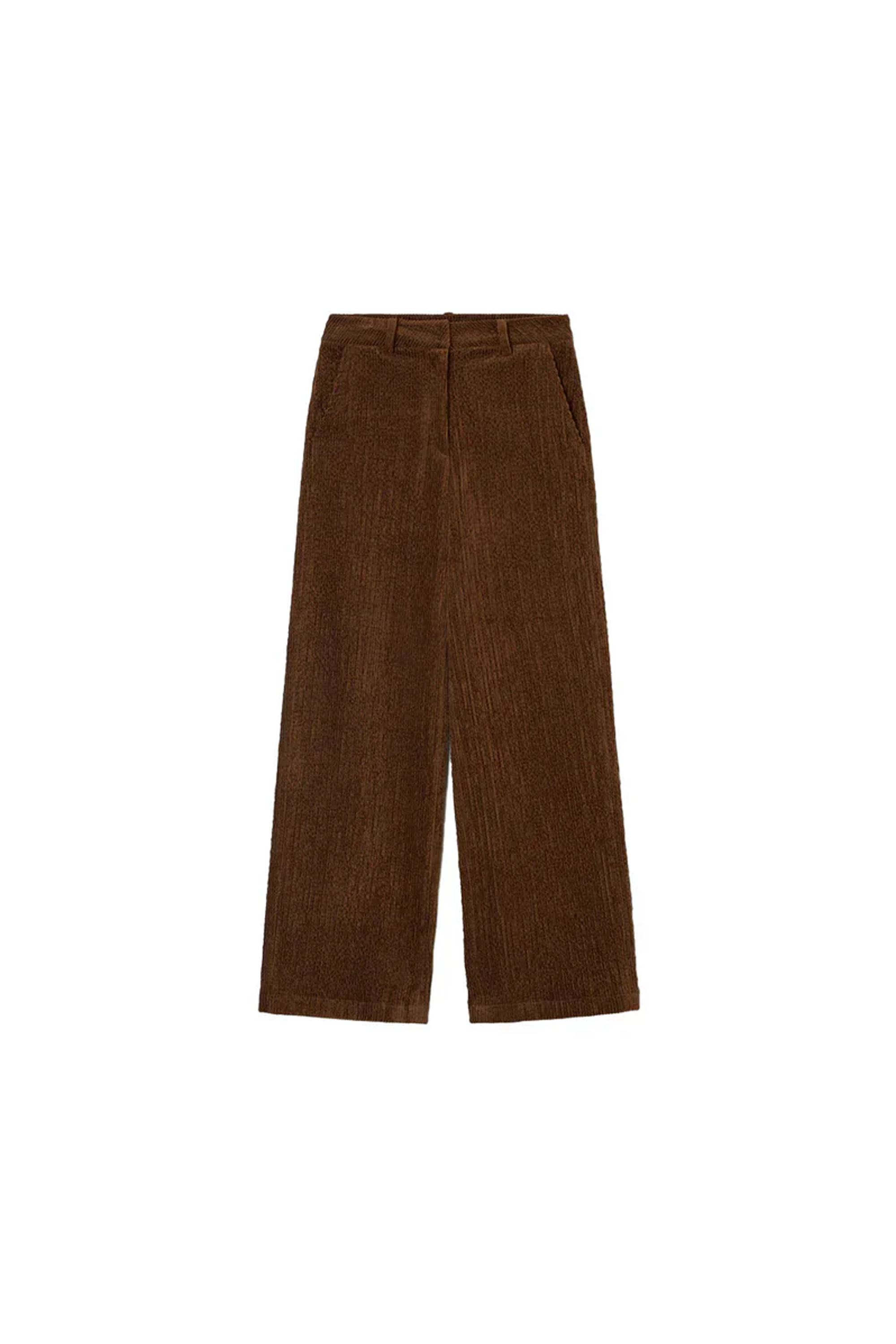 RELAXED CORDUROY PANTS_BROWN