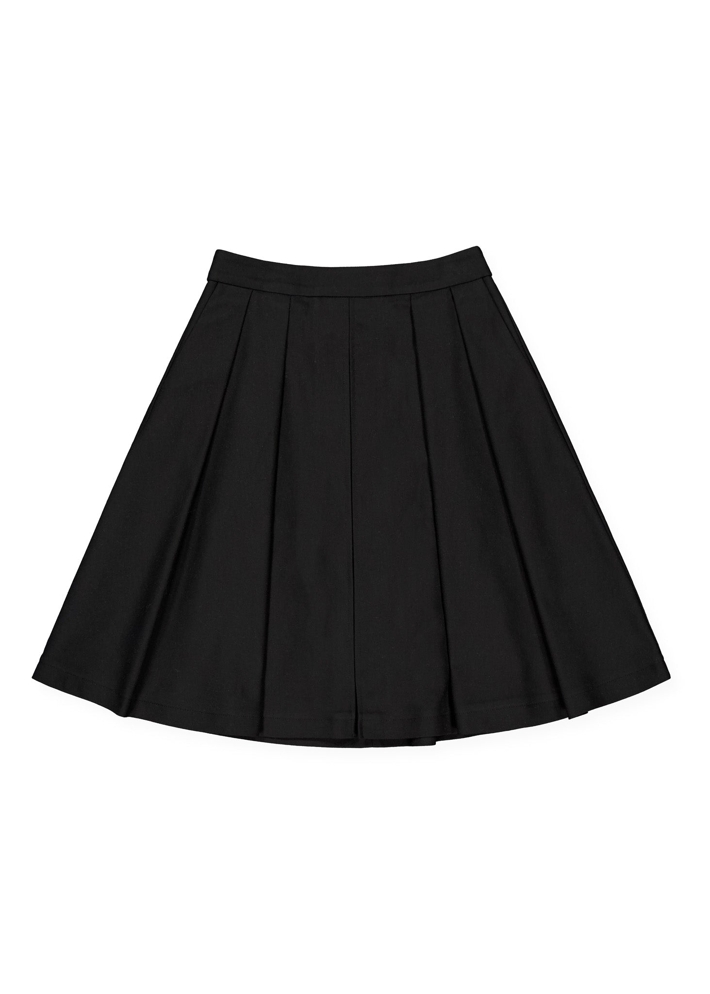 PLACATING SKIRT_BLACK