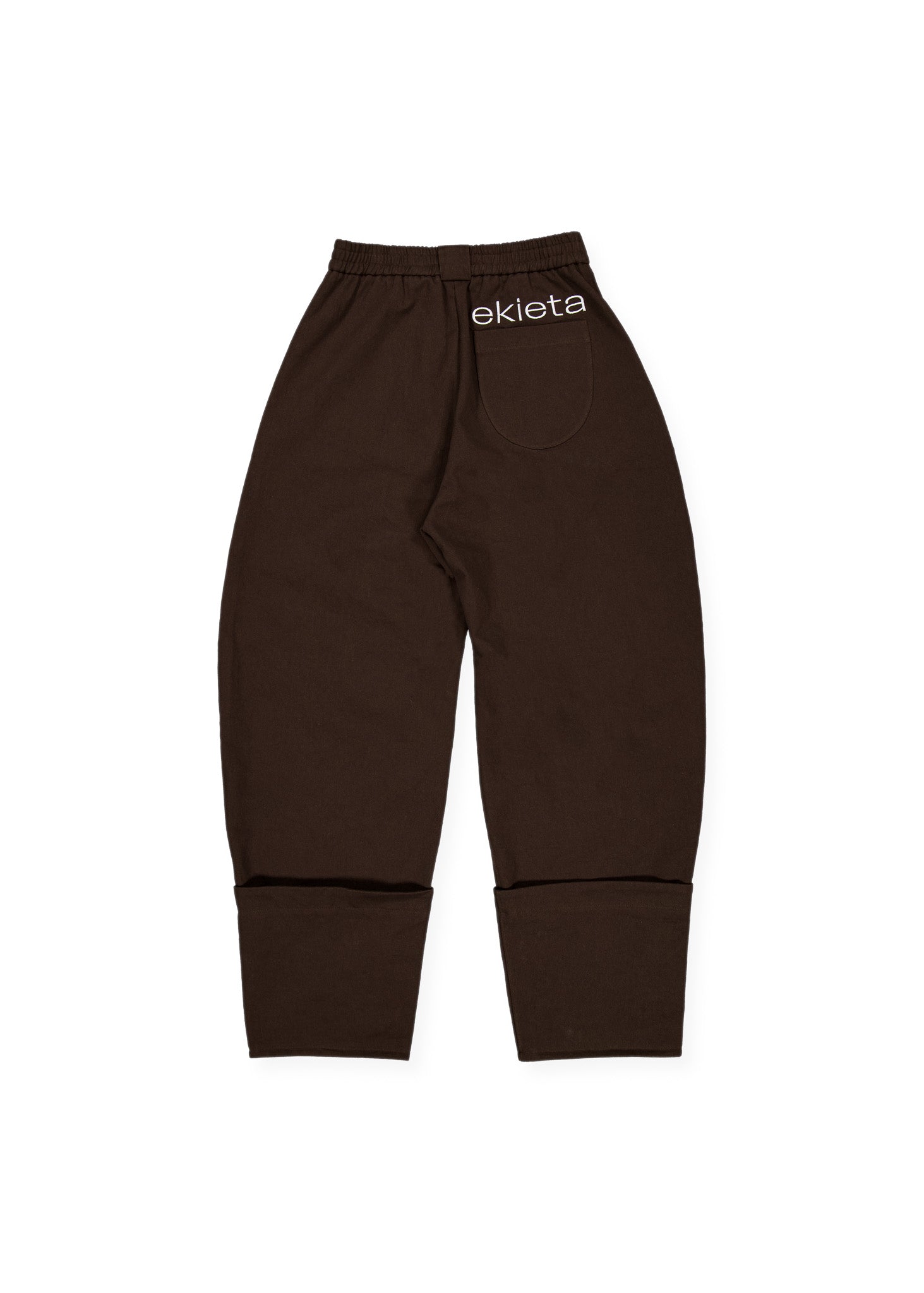 EKIETA, PANTALON POSY-POT_MARRON