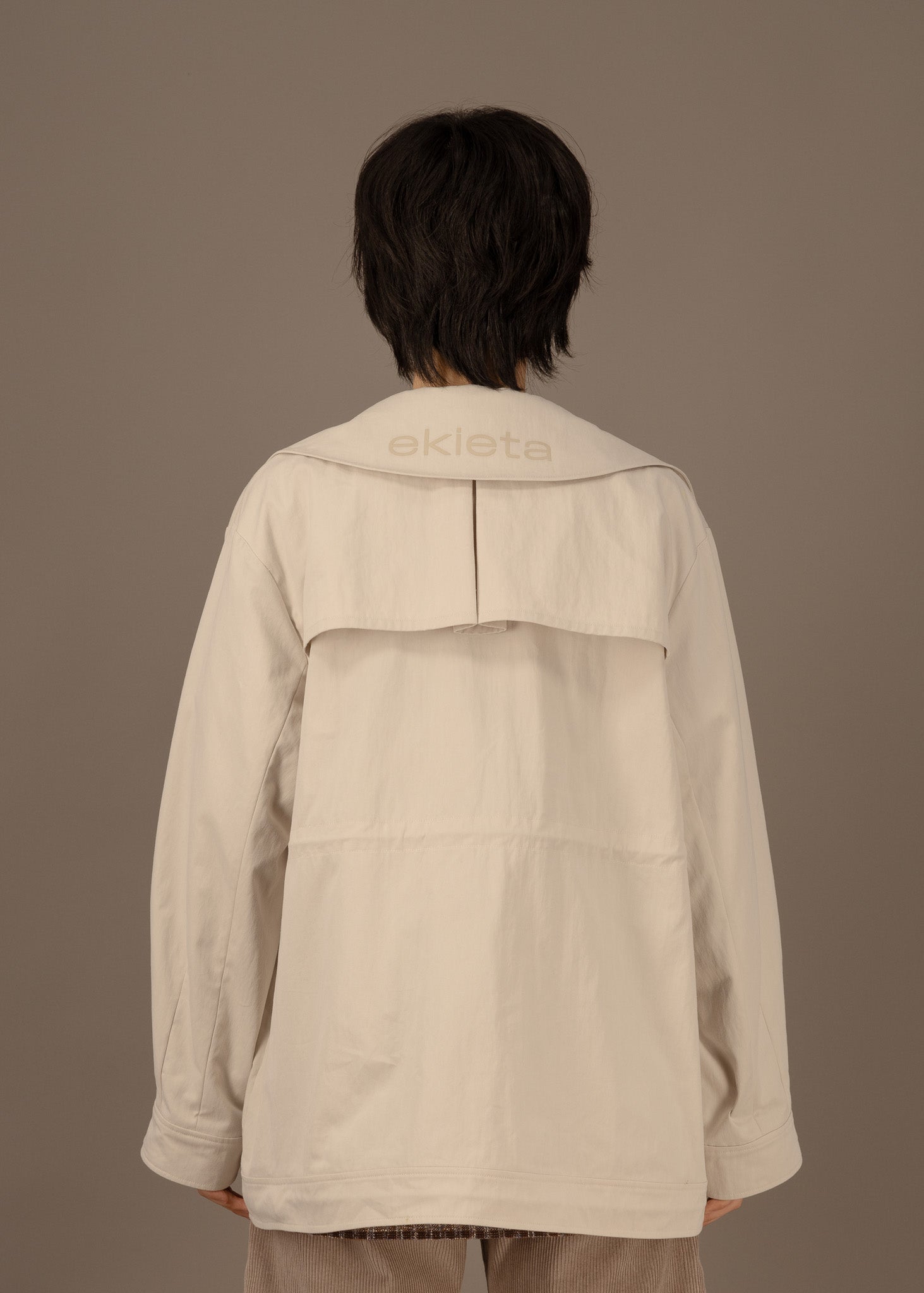 BLEAK ZIP-UP COAT_BEIGE