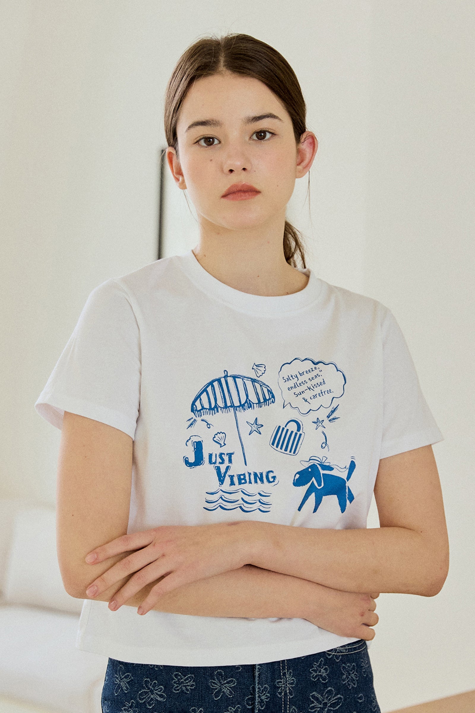 PIKNIC DOG T-SHIRT_WHITE