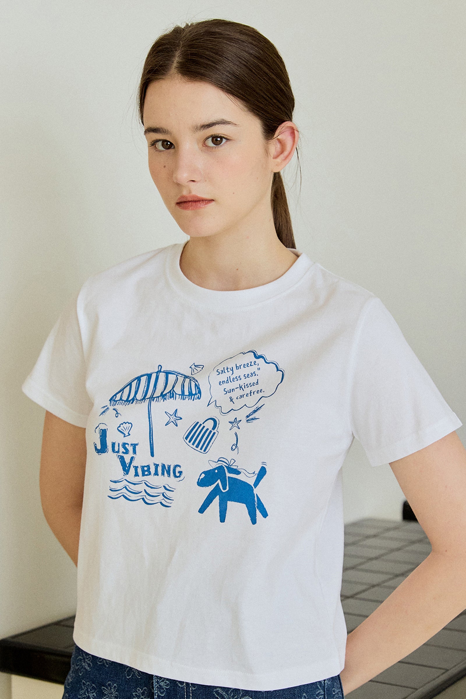 PIKNIC DOG T-SHIRT_WHITE