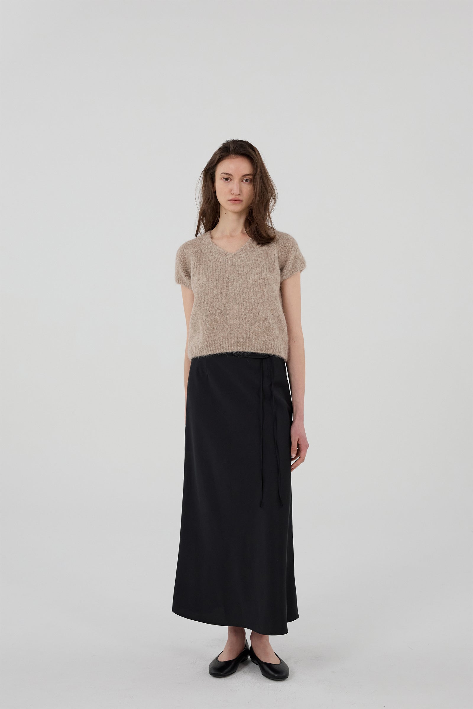  MONT SHORT SLEEVE KNIT_BEIGE