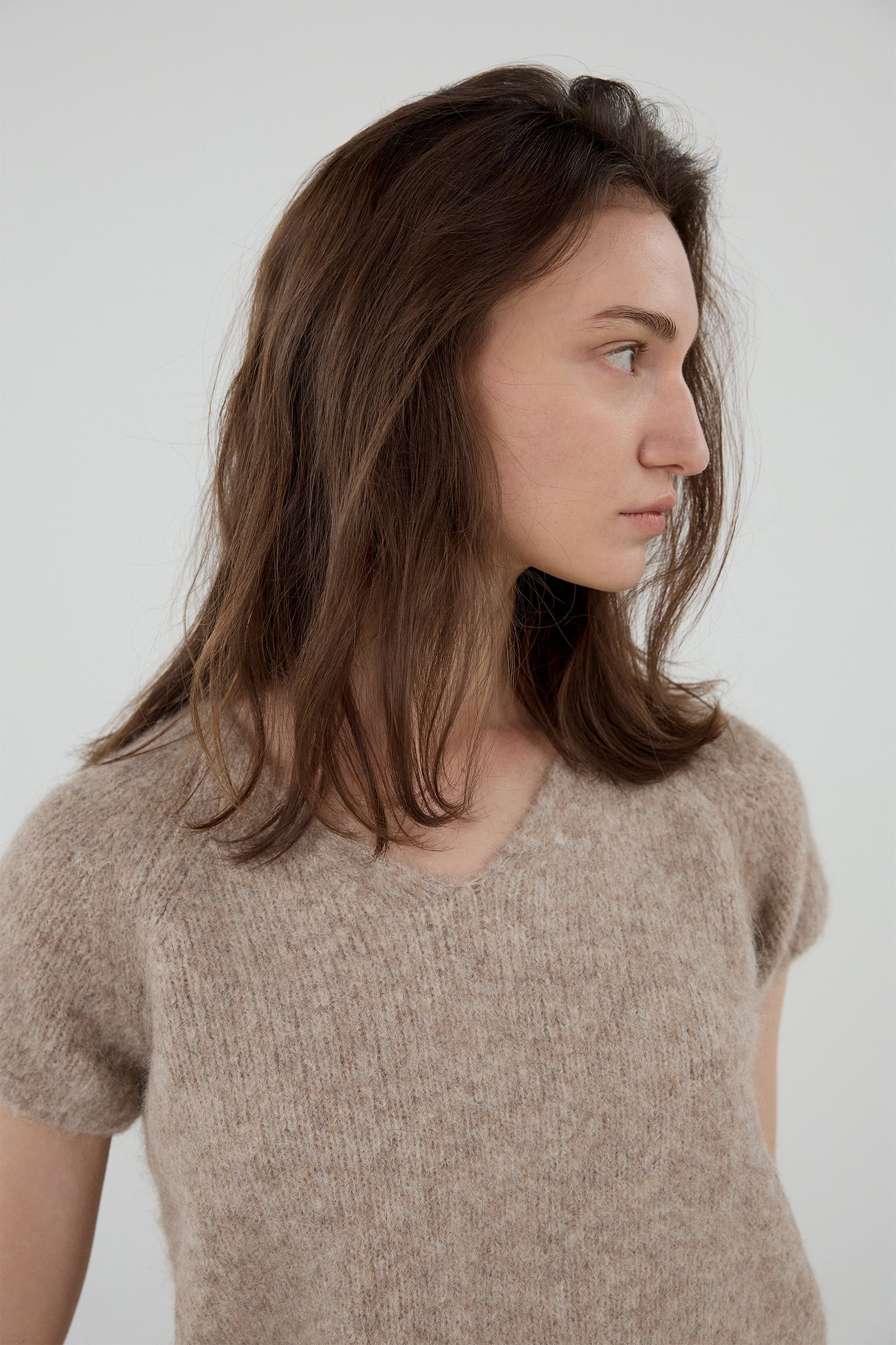  MONT SHORT SLEEVE KNIT_BEIGE