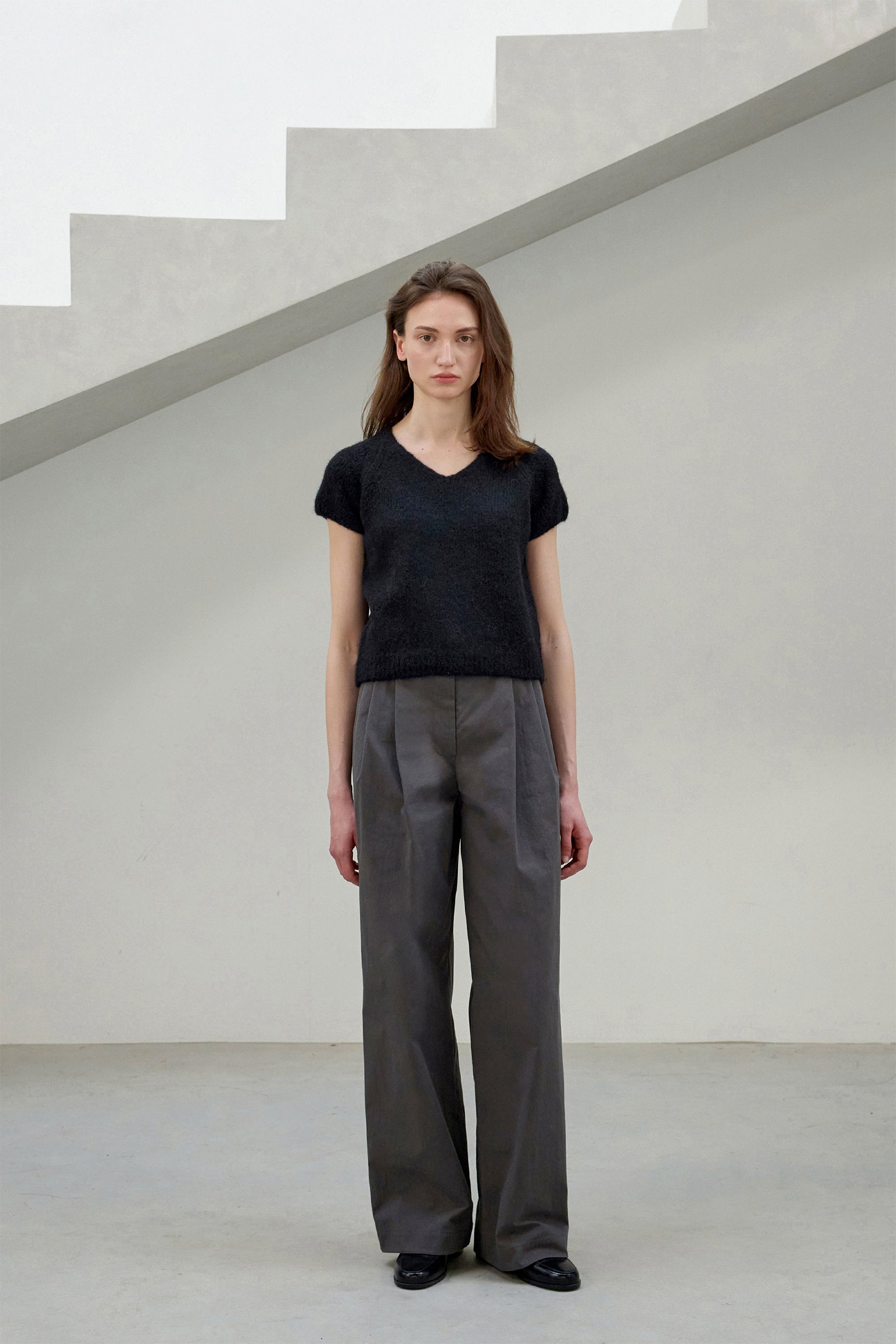  MONT SHORT SLEEVE KNIT_NOIR