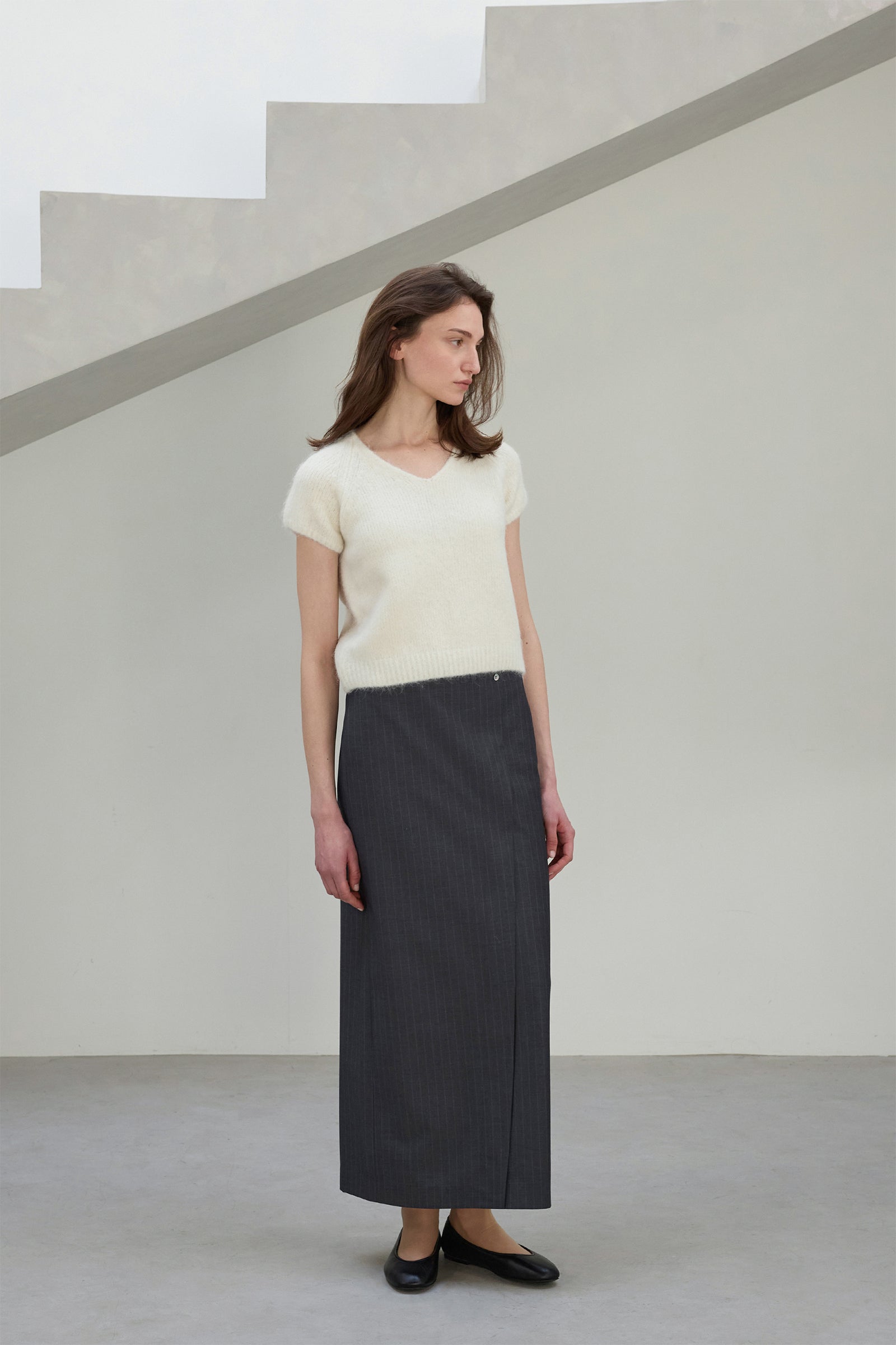  MONT SHORT SLEEVE KNIT_IVORIE