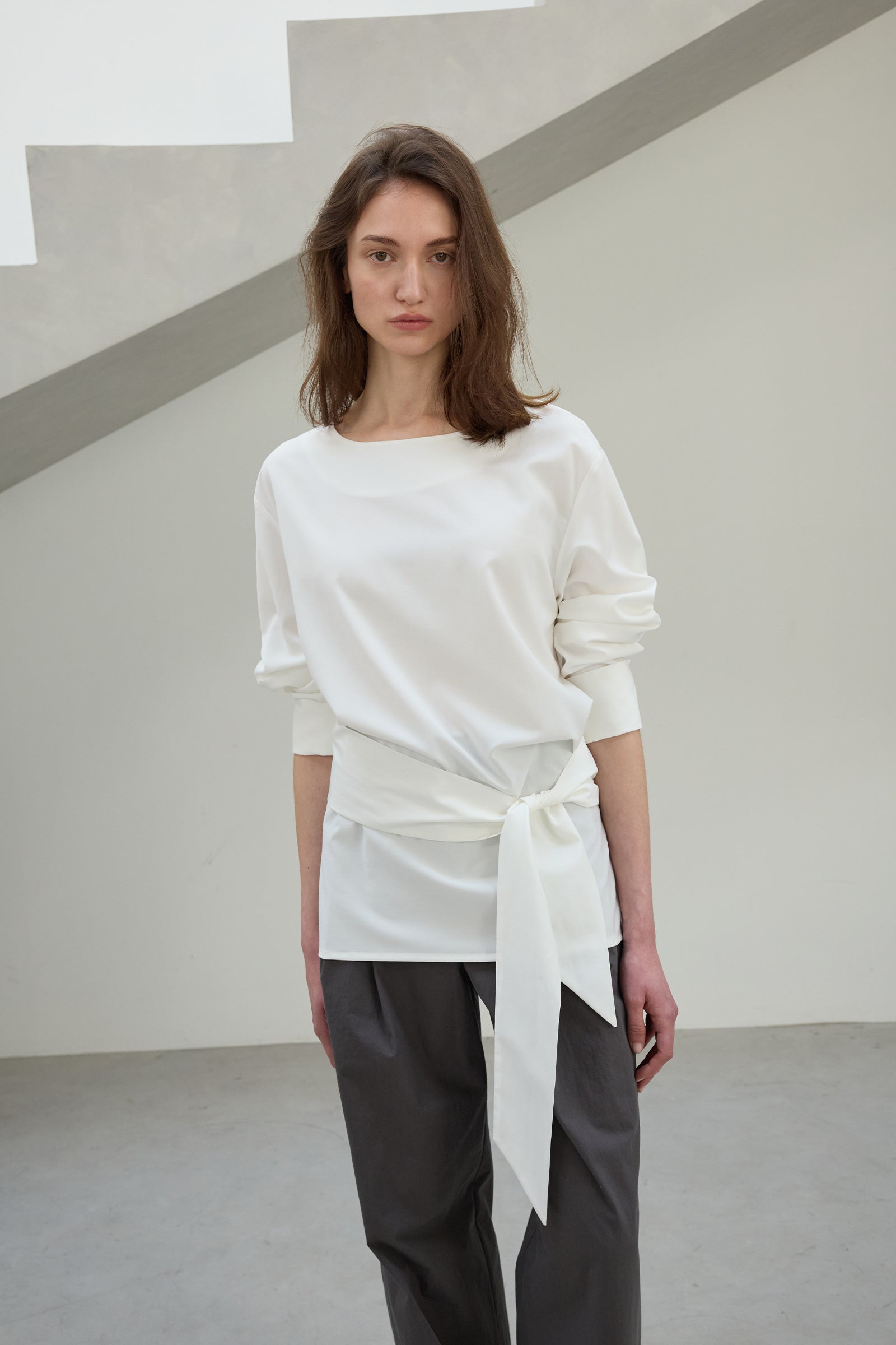 STRAP BLOUSE_IVORY
