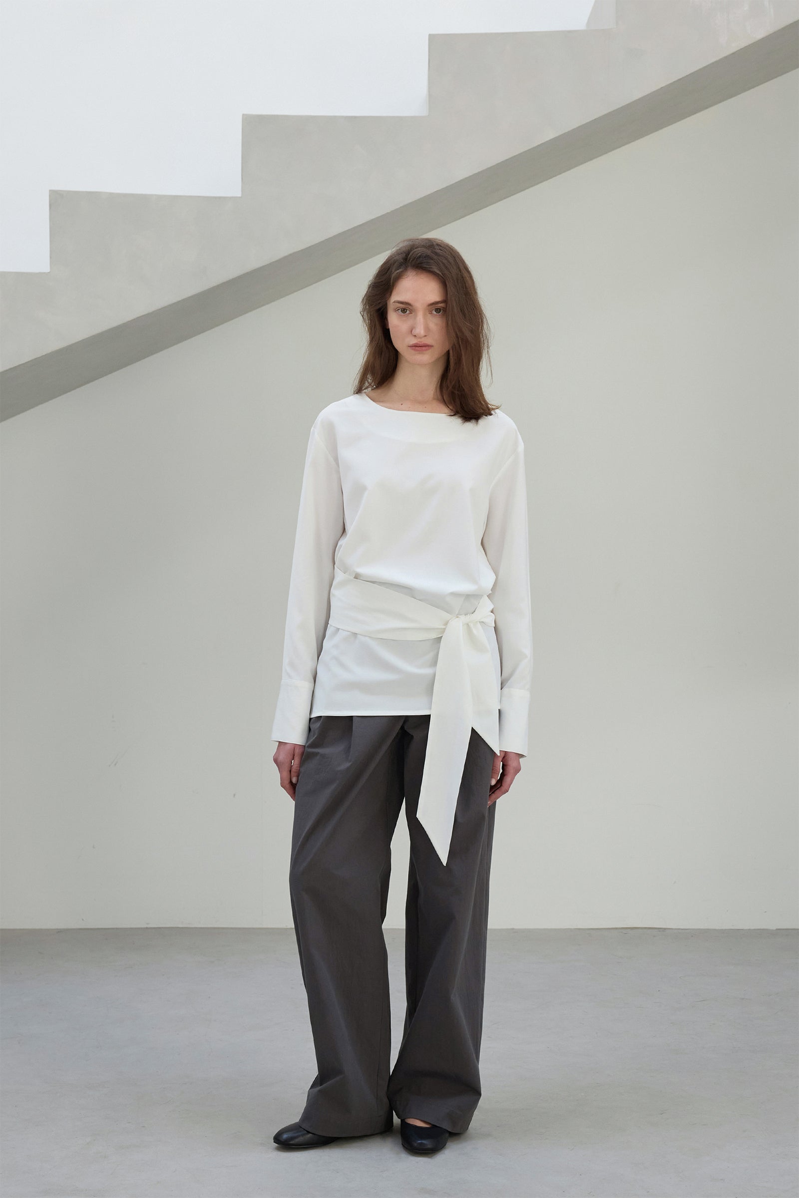 STRAP BLOUSE_IVORY