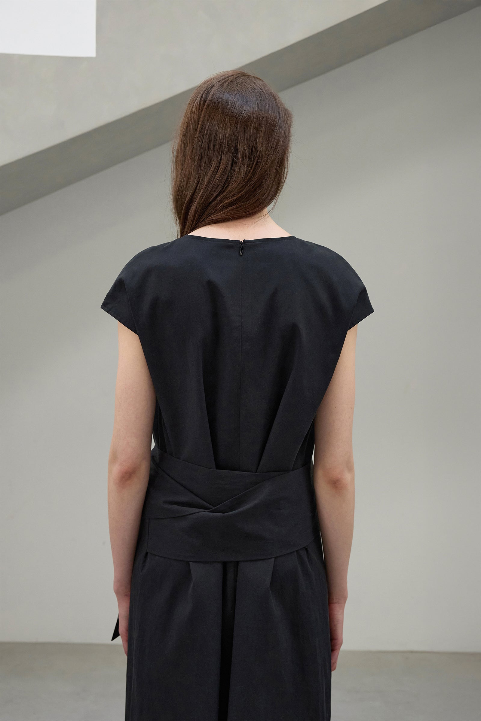 STRAP MAXI DRESS_BLACK