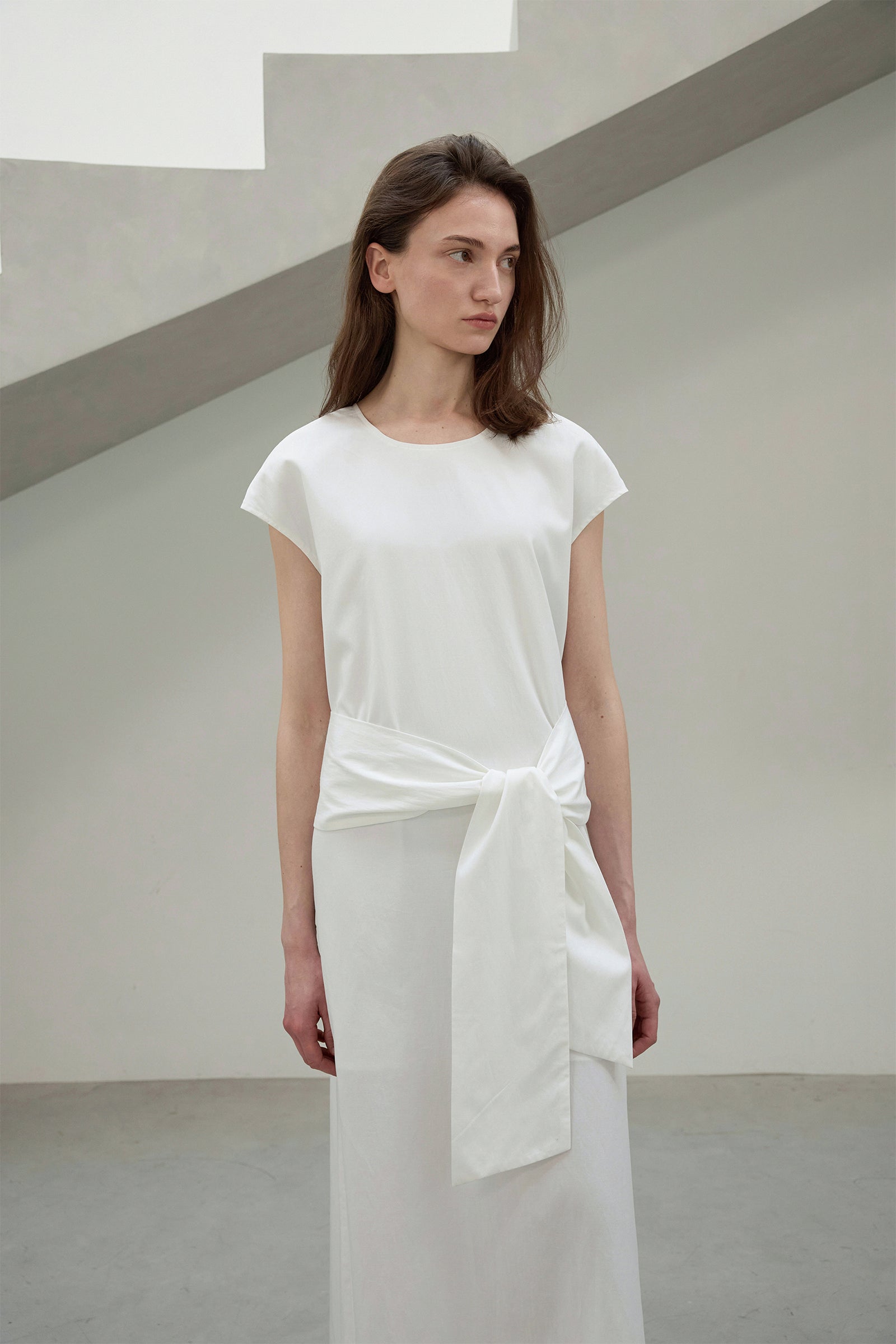STRAP MAXI DRESS_IVORY