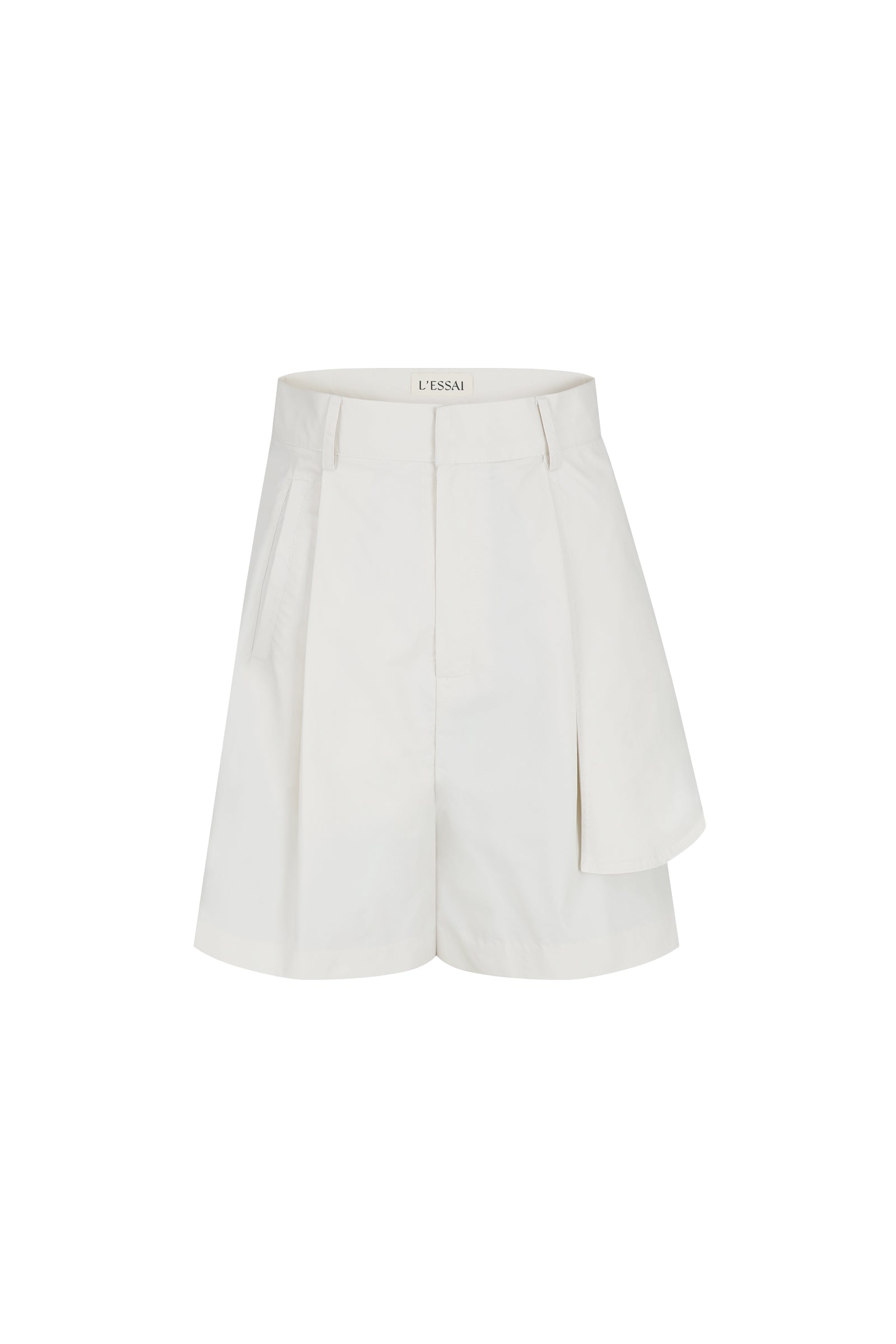 SIDE POINT BERMUDA PANTS_BEIGE