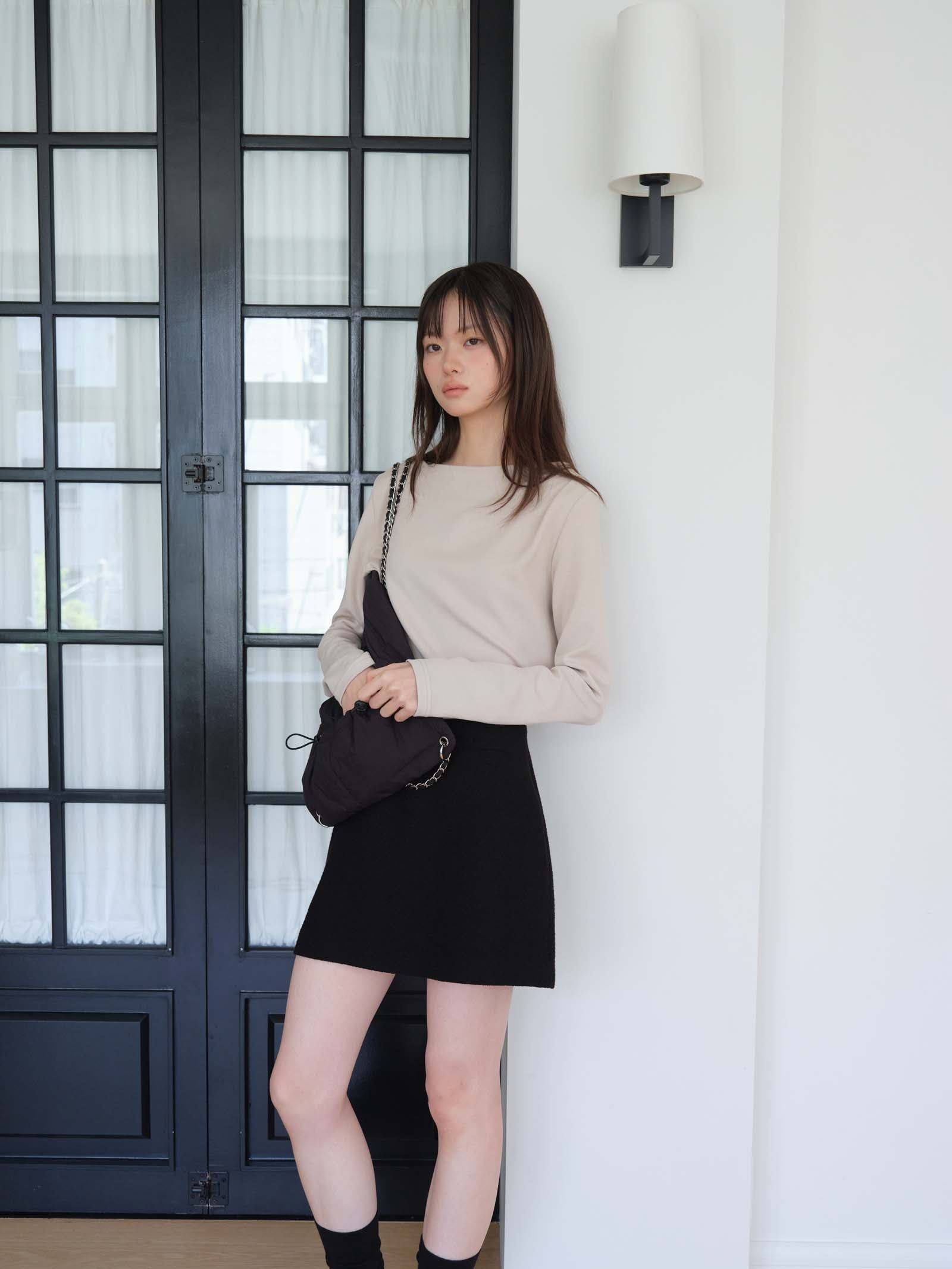 SLIM BOAT T-SHIRT_BEIGE
