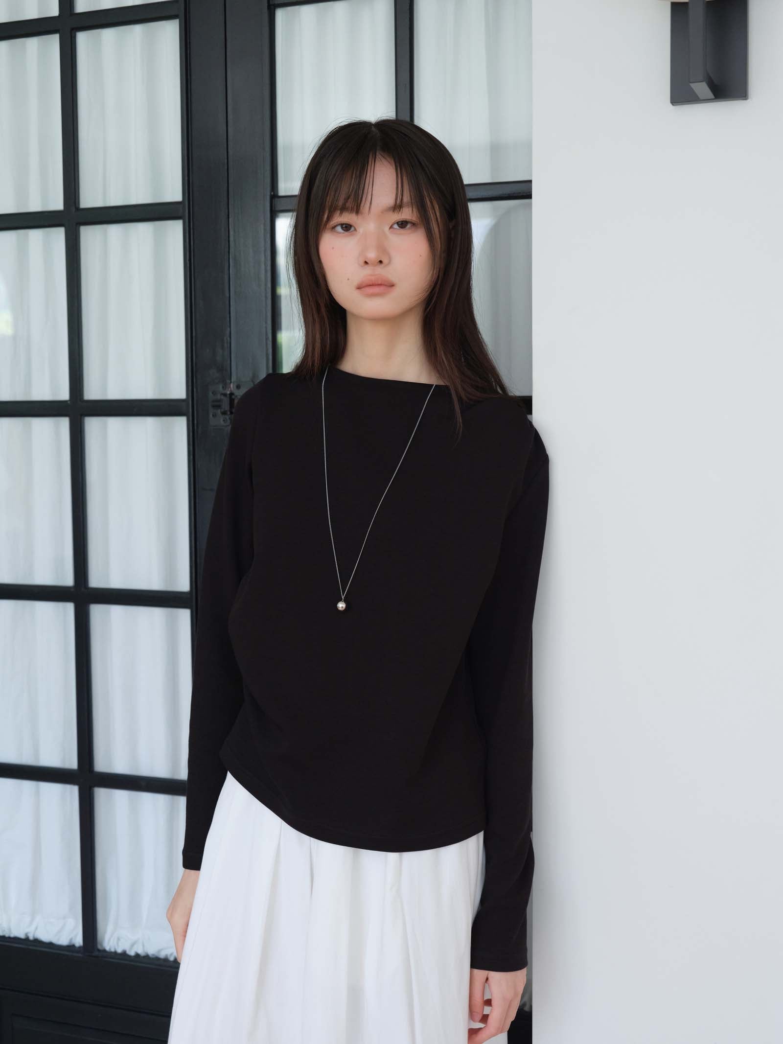 SLIM BOAT T-SHIRT_BLACK