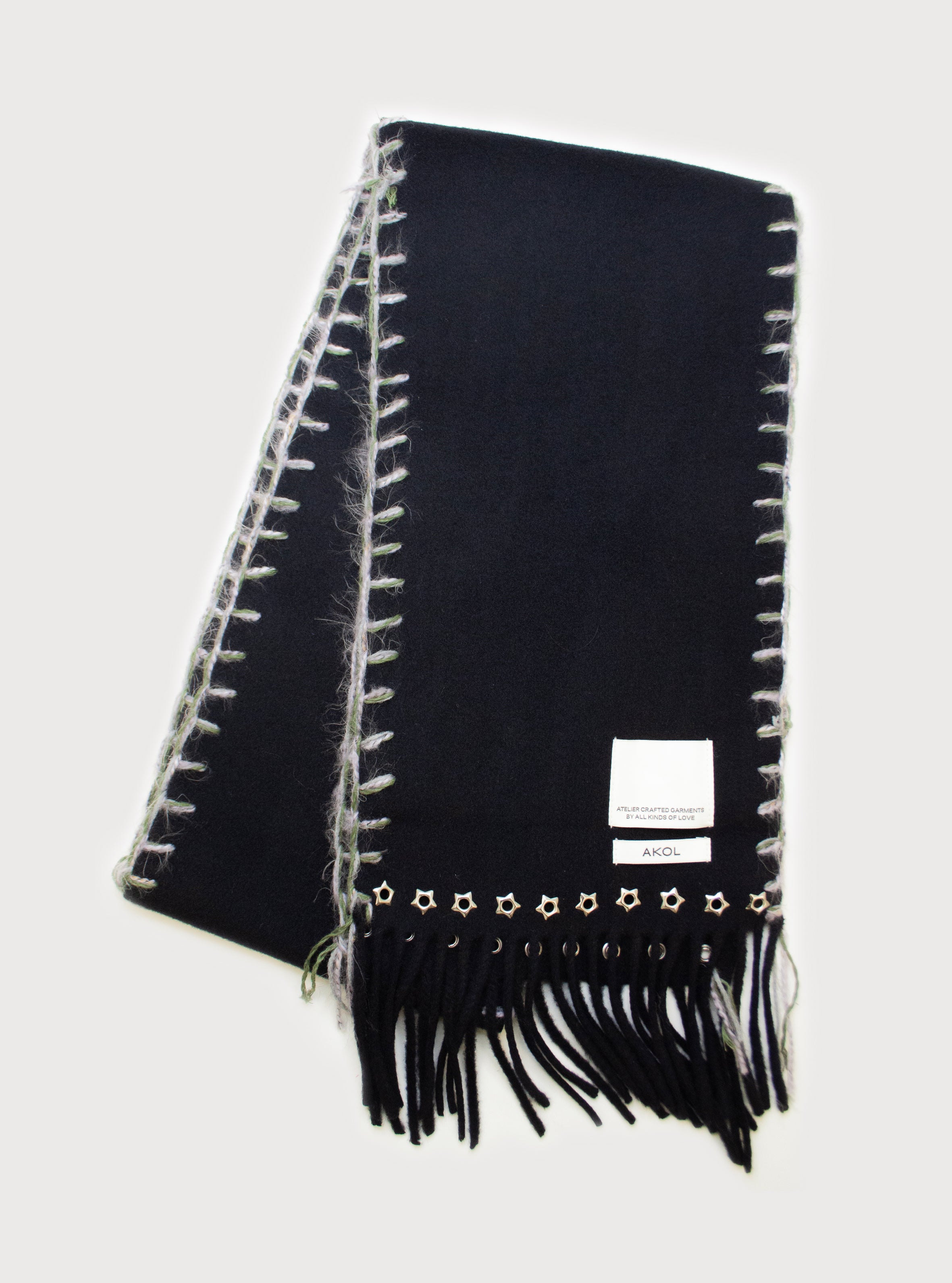 STAR STUD SCARF_NAVY