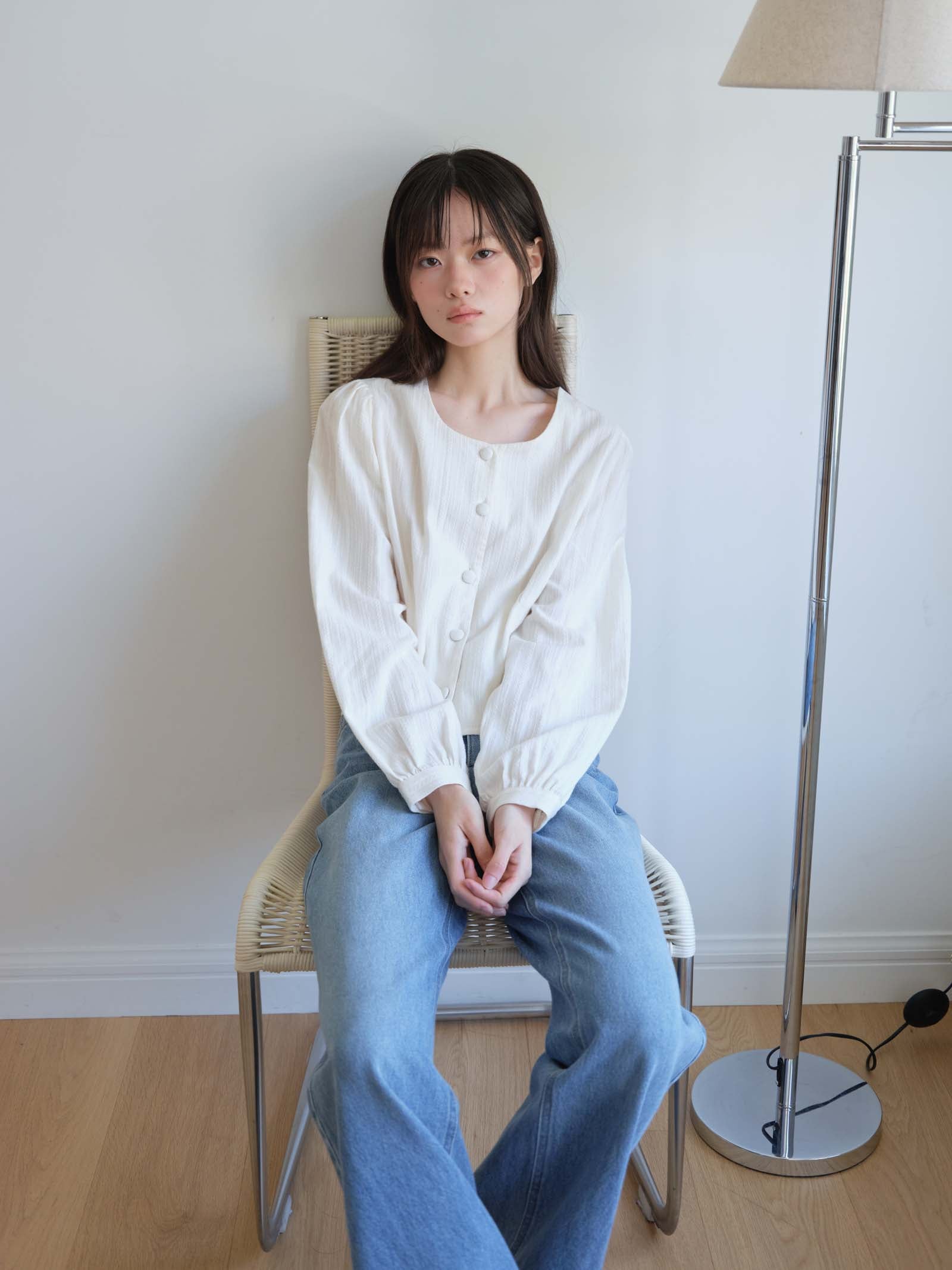 TUCKLINE SOFT SHIRT_IVORY