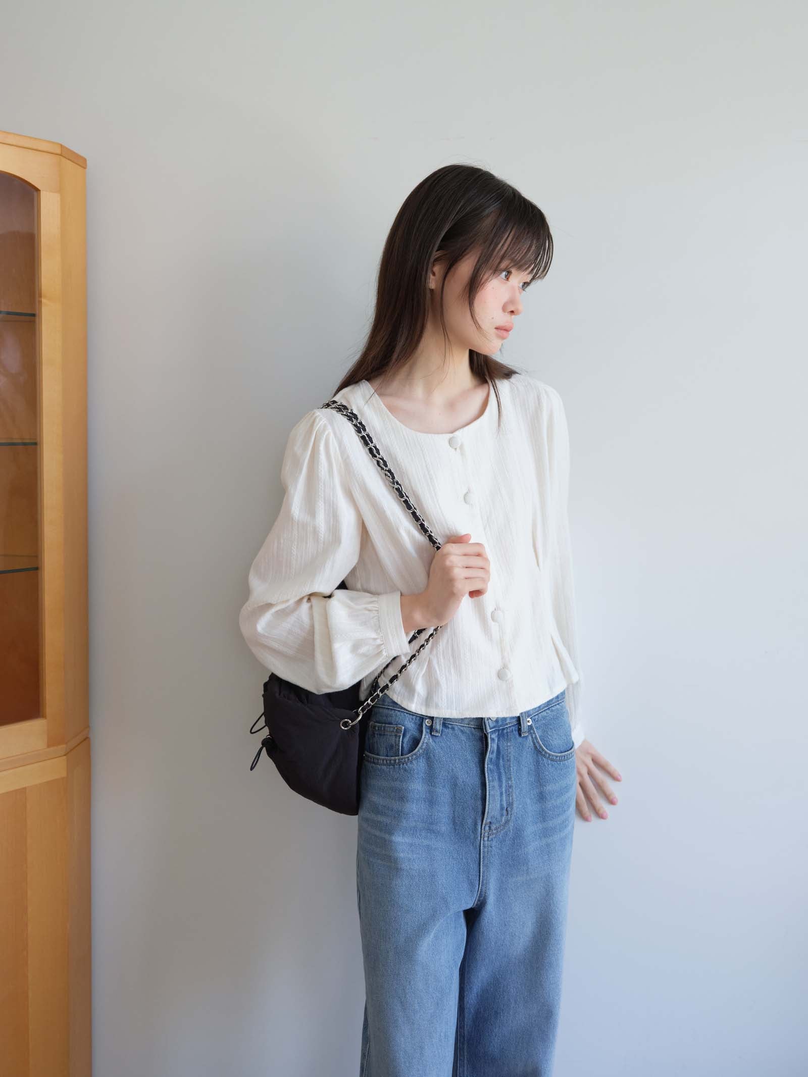 TUCKLINE SOFT SHIRT_IVORY