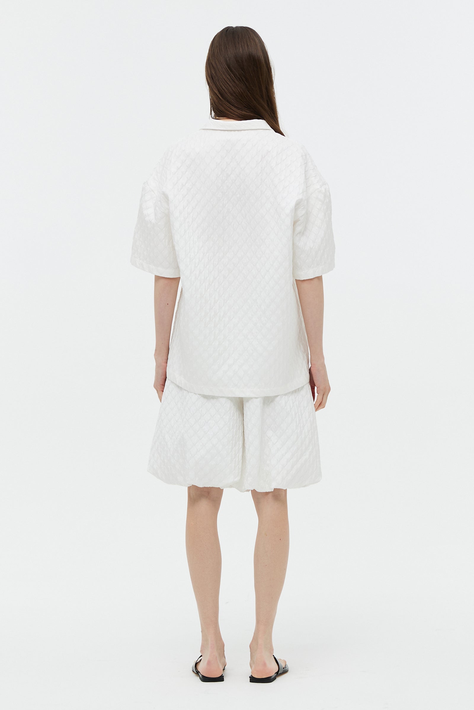JACQUARD SHIRT JACKET_WHITE