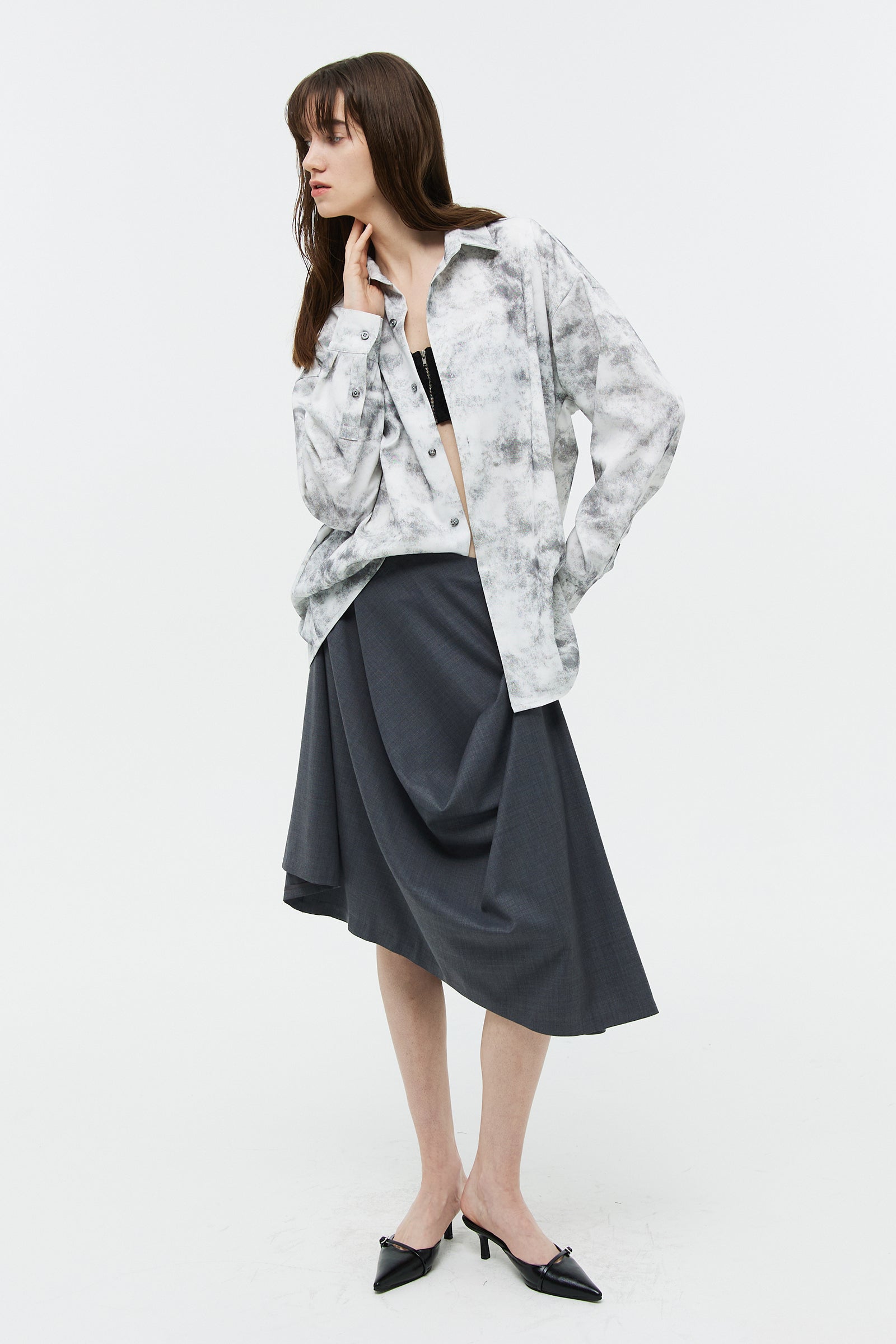 CHEMISE OVERSIZE LUNE_GRIS