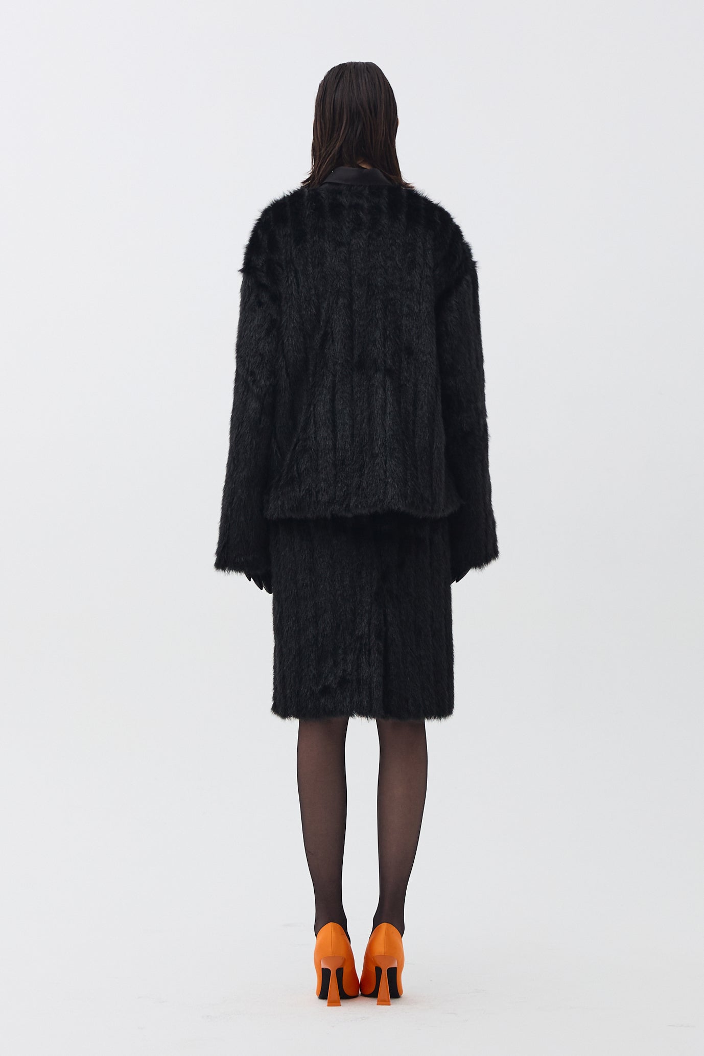 FAUX FUR JACKET_BLACK