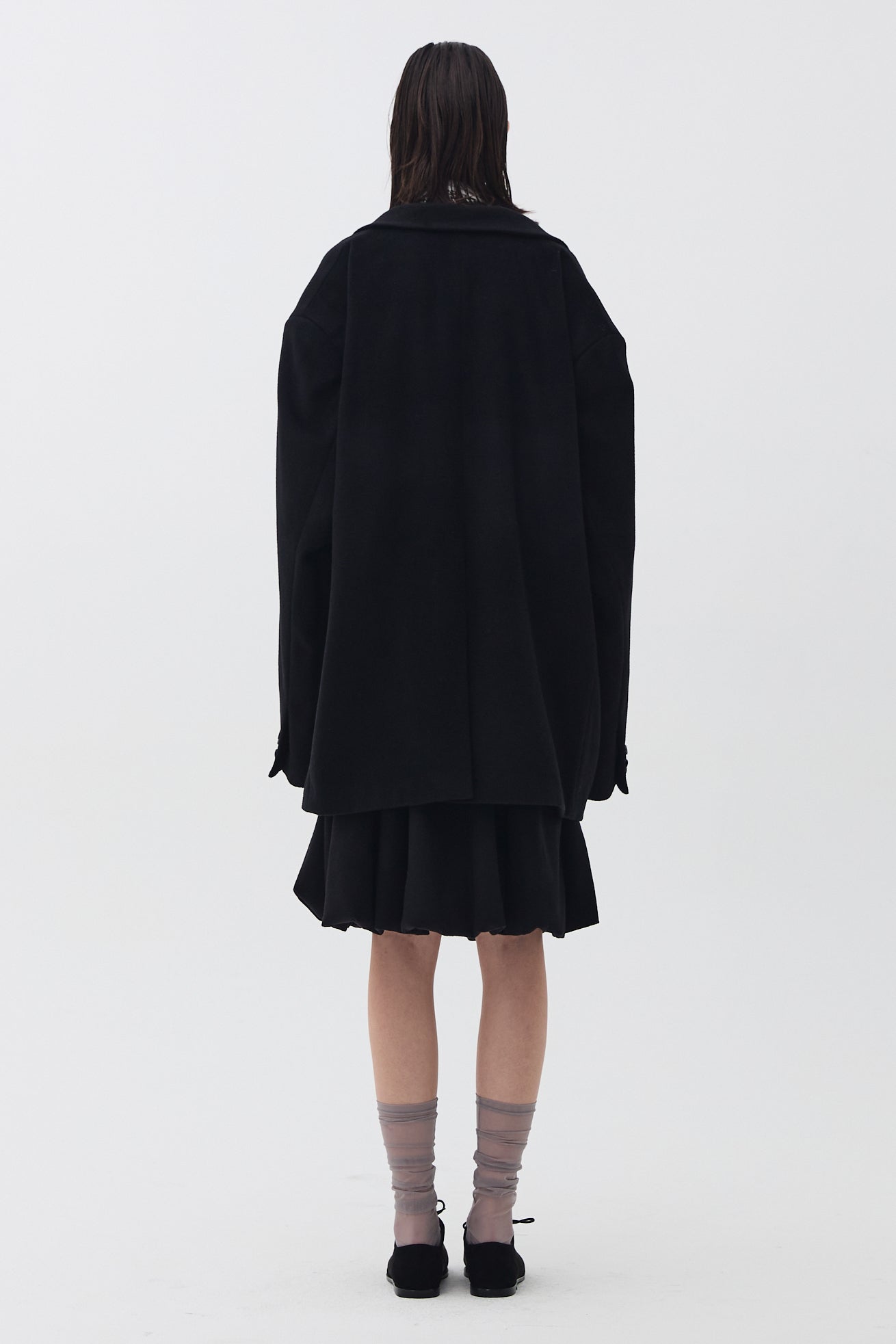LONG COLLAR OVERSIZED TAILORED JACKET_BLACK