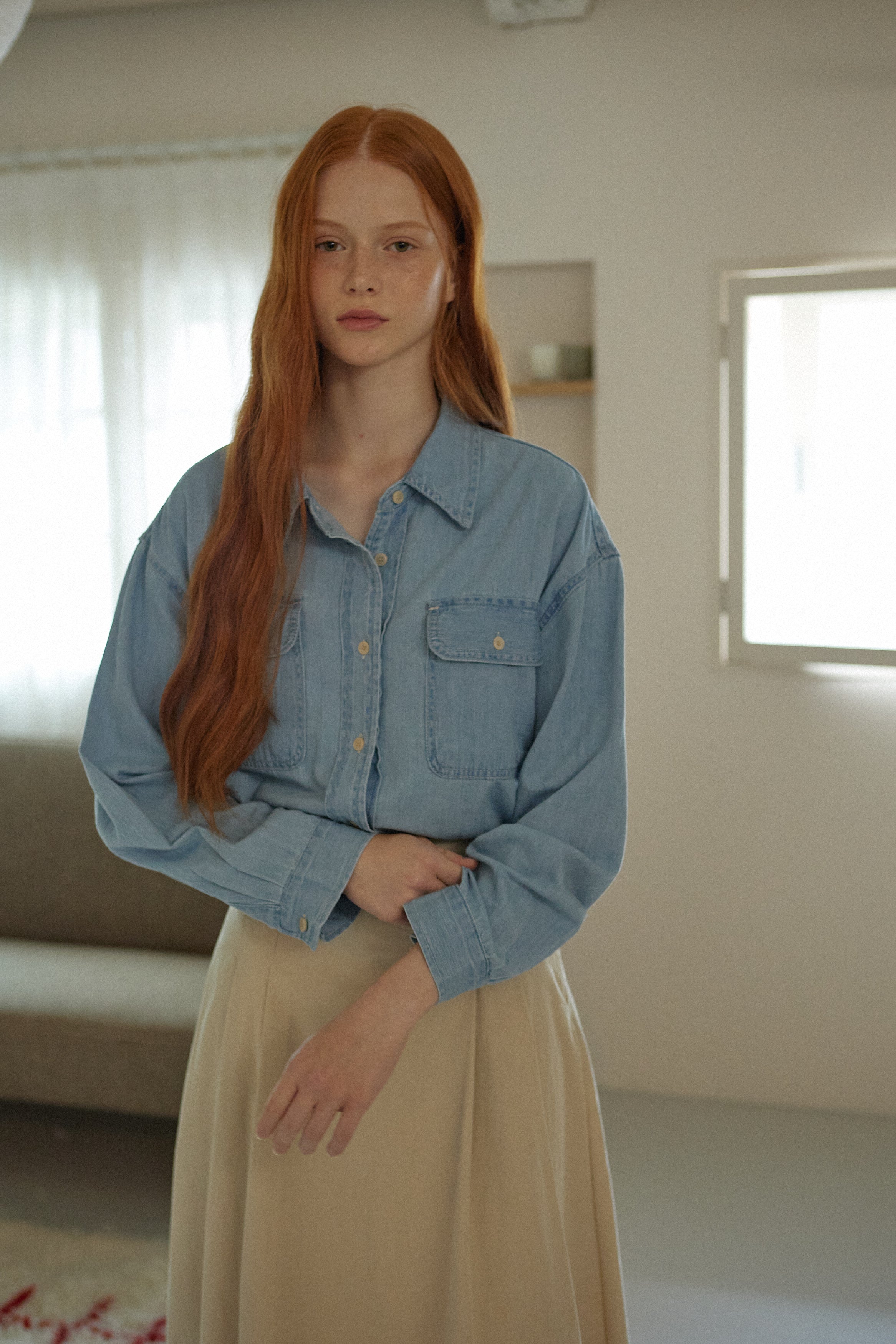 DENIM OVER SHIRT_BLEU