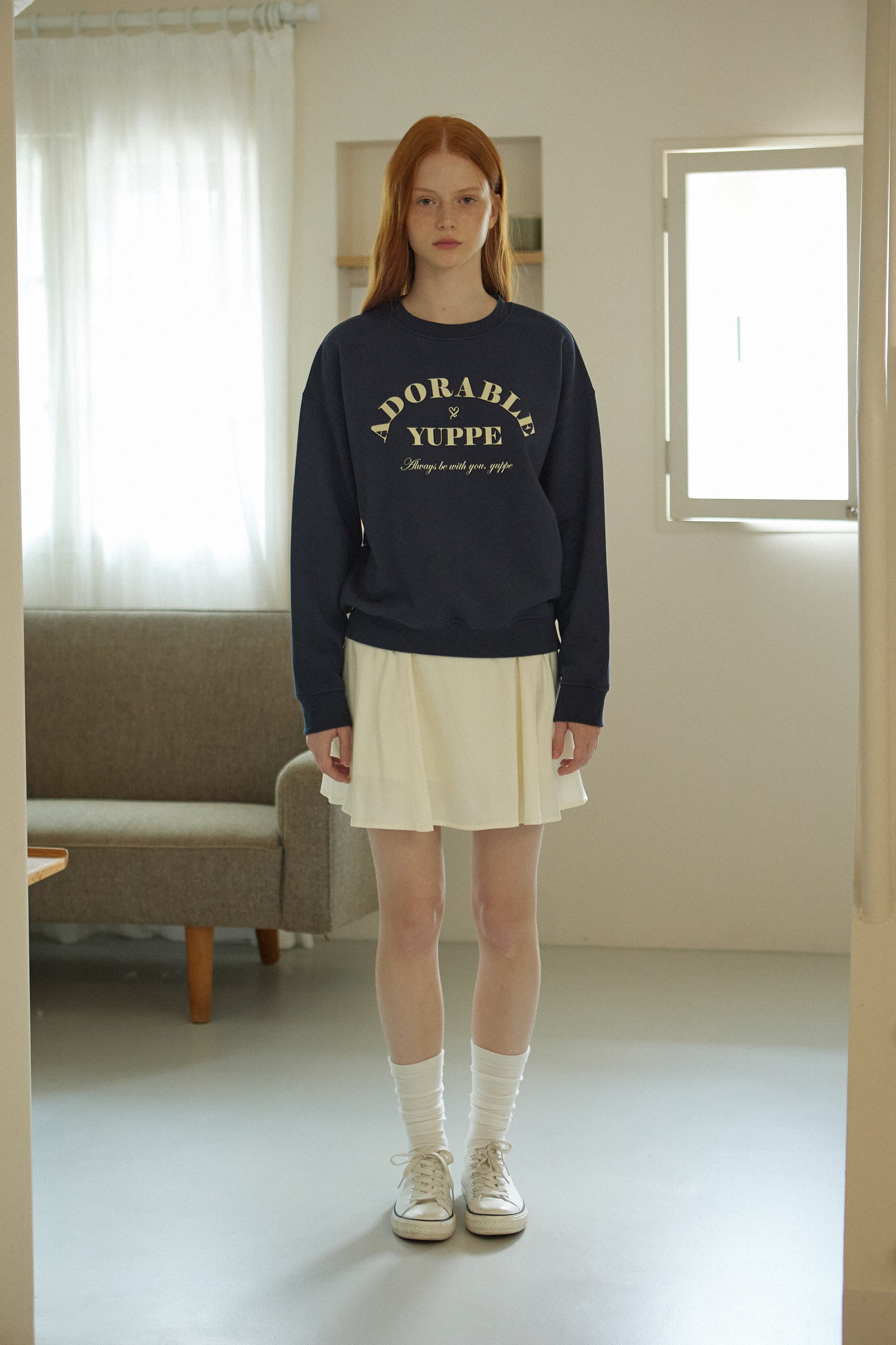 ADORABLE SWEATSHIRT_NAVY