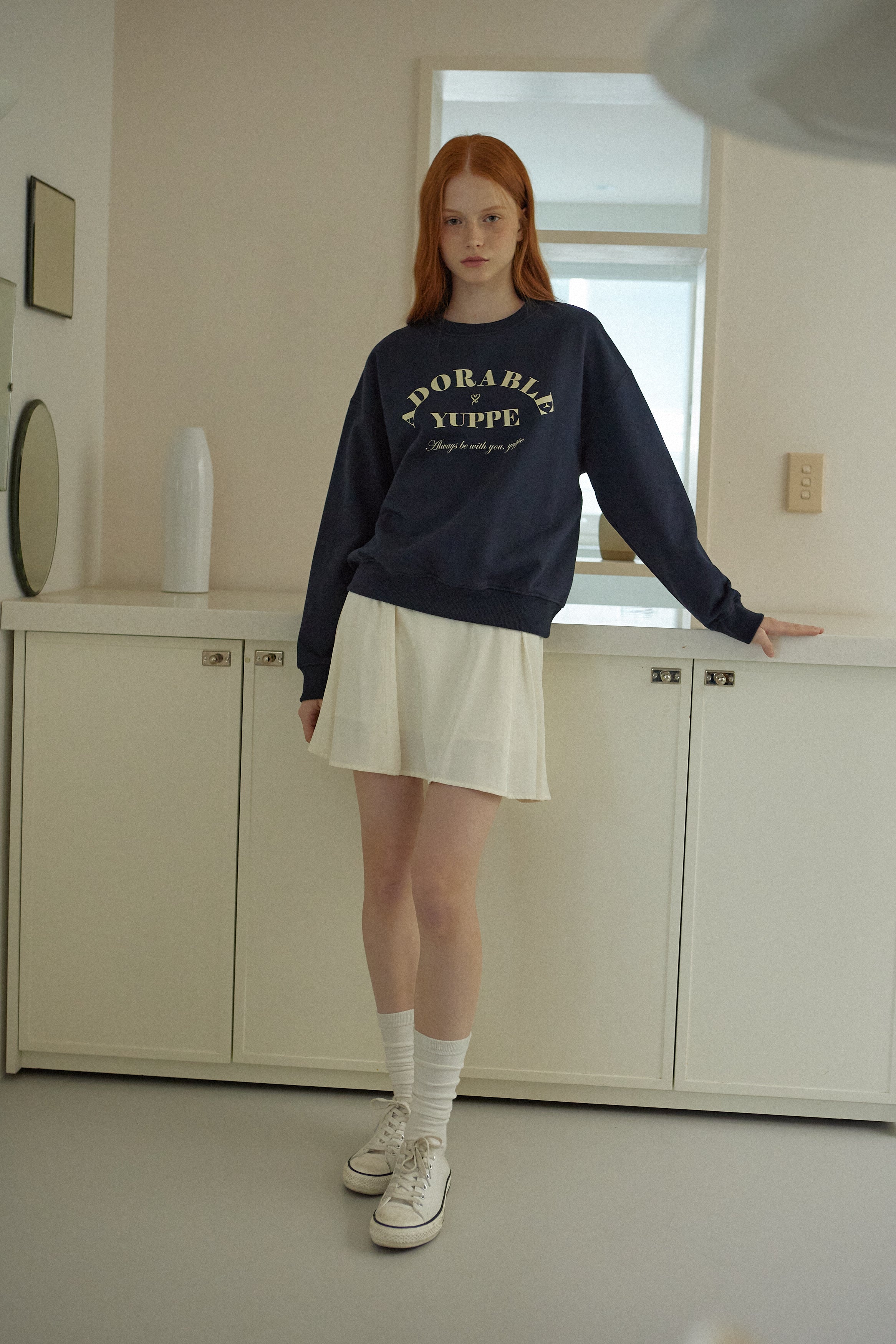 ADORABLE SWEATSHIRT_NAVY