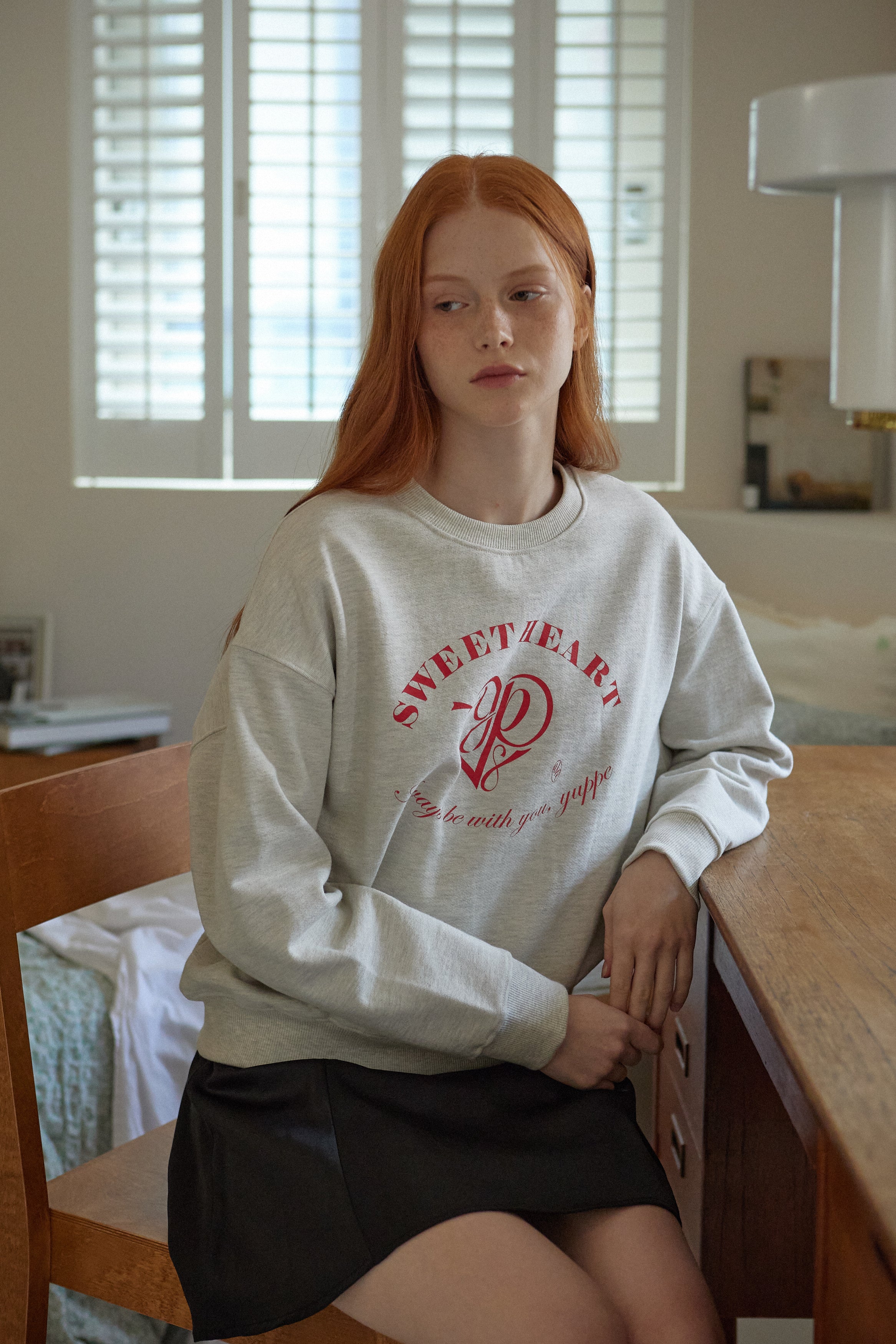 HEART SWEATSHIRT_OATMEAL