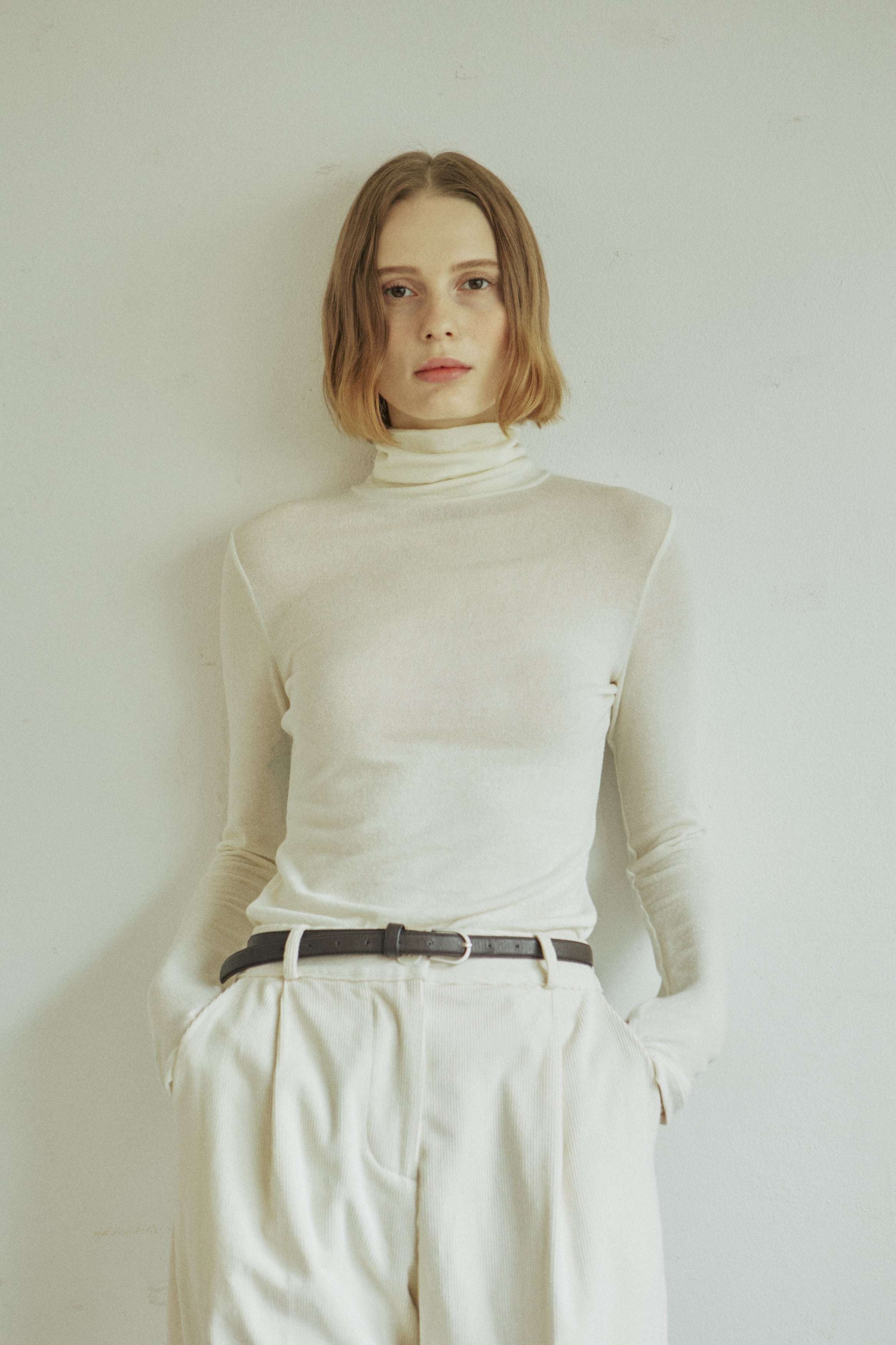 BASIC TURTLENECK T-SHIRT_IVORY