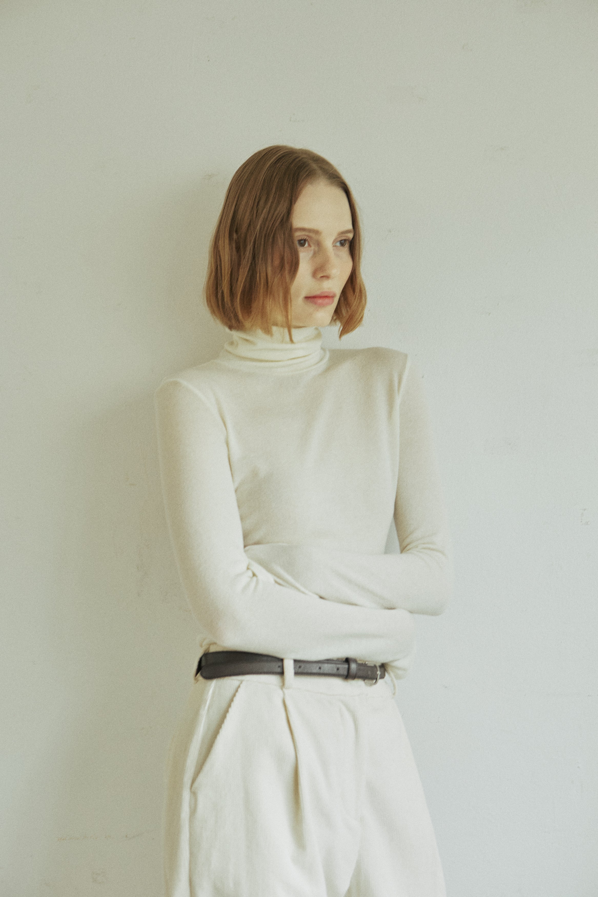 BASIC TURTLENECK T-SHIRT_IVORY