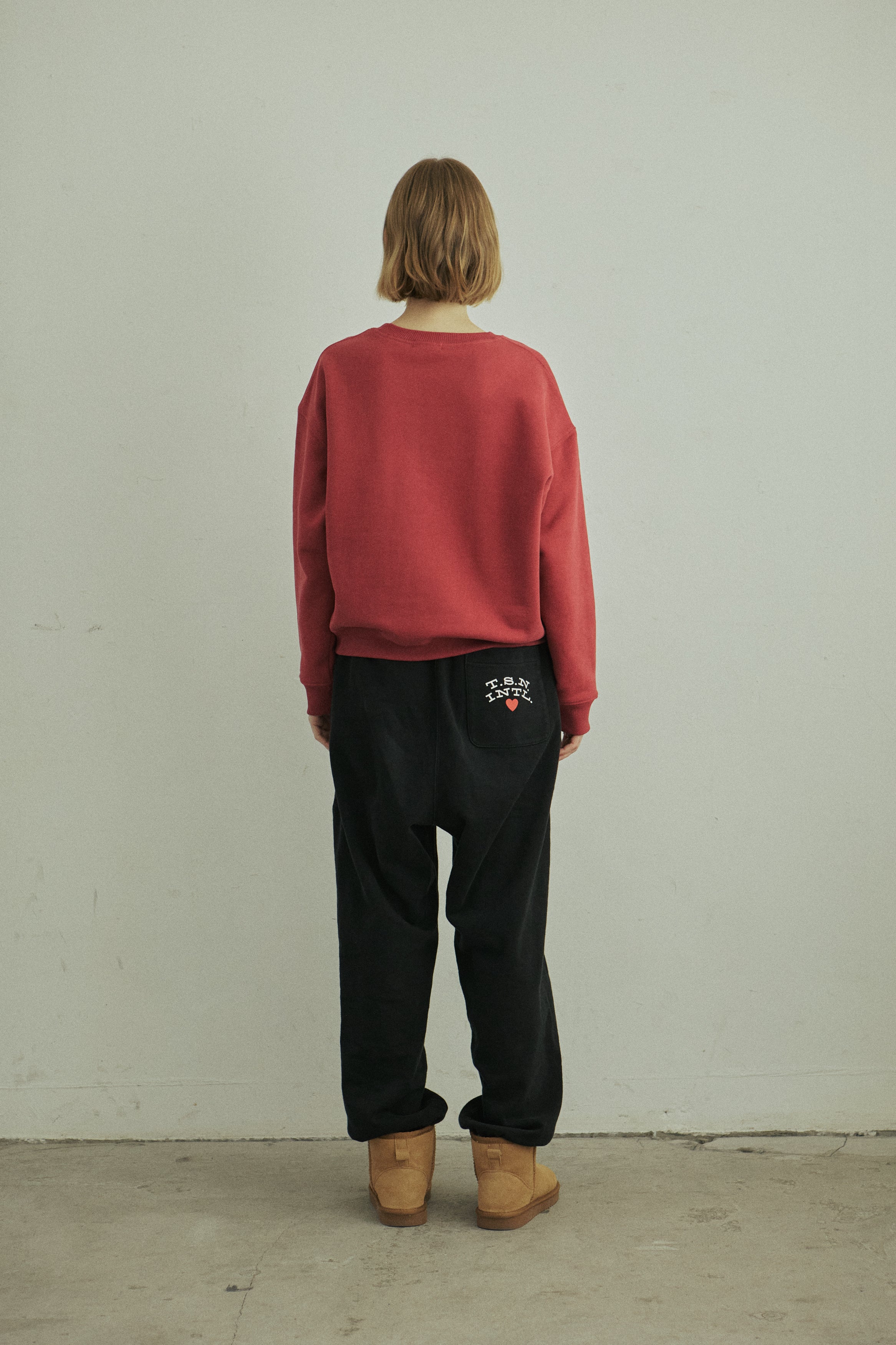 FLAG SWEATSHIRT_ROUGE